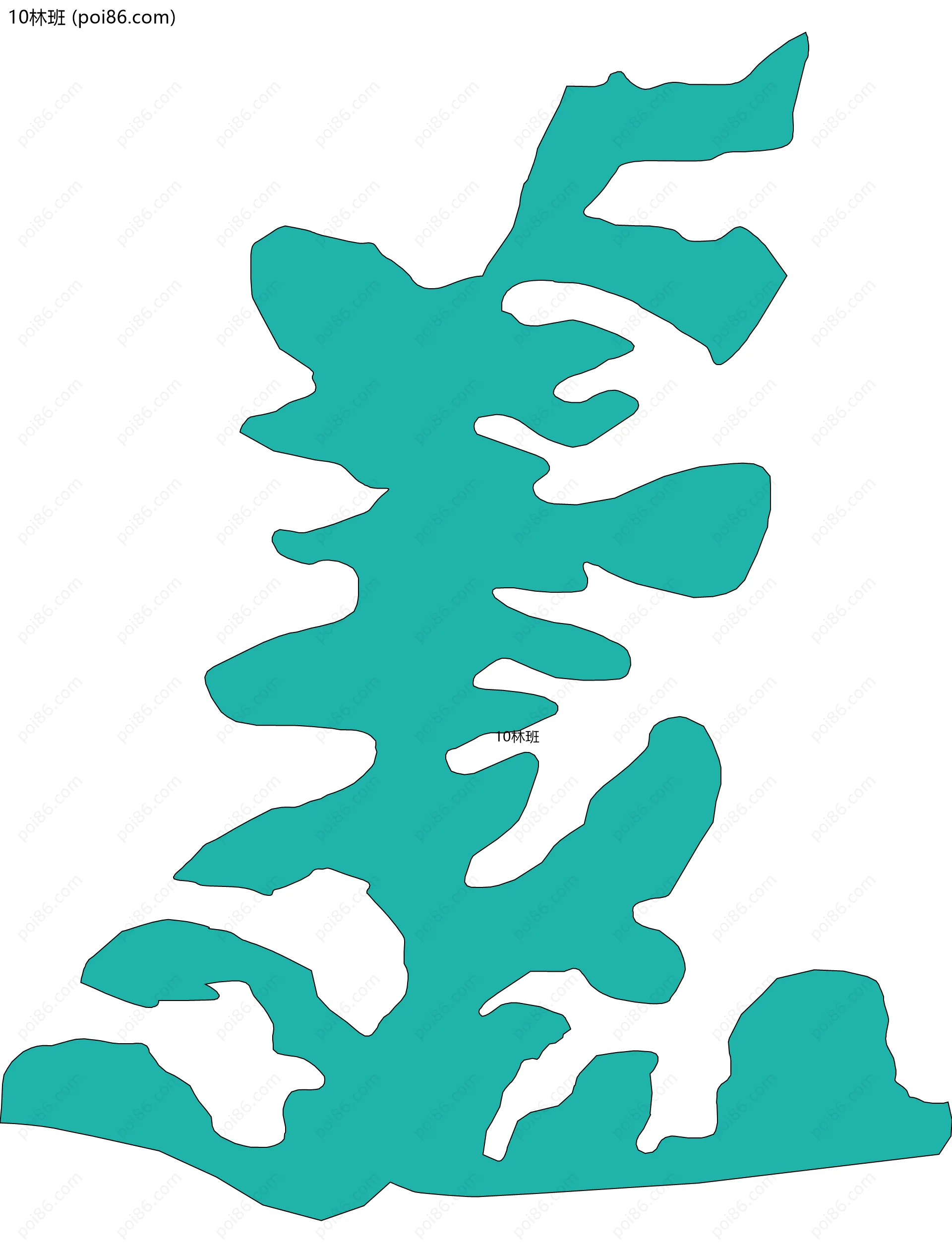 10林班边界地图