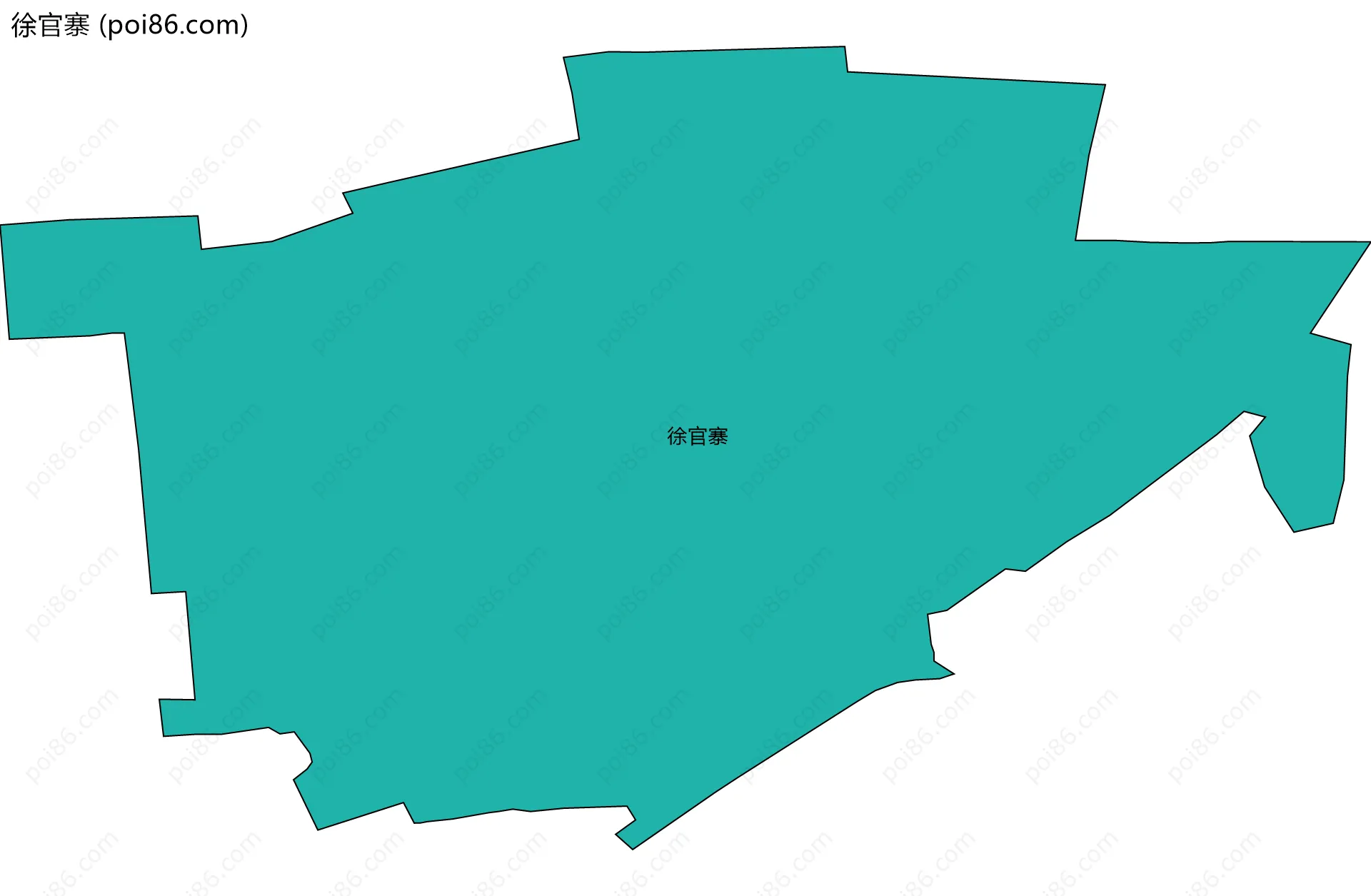 徐官寨边界地图