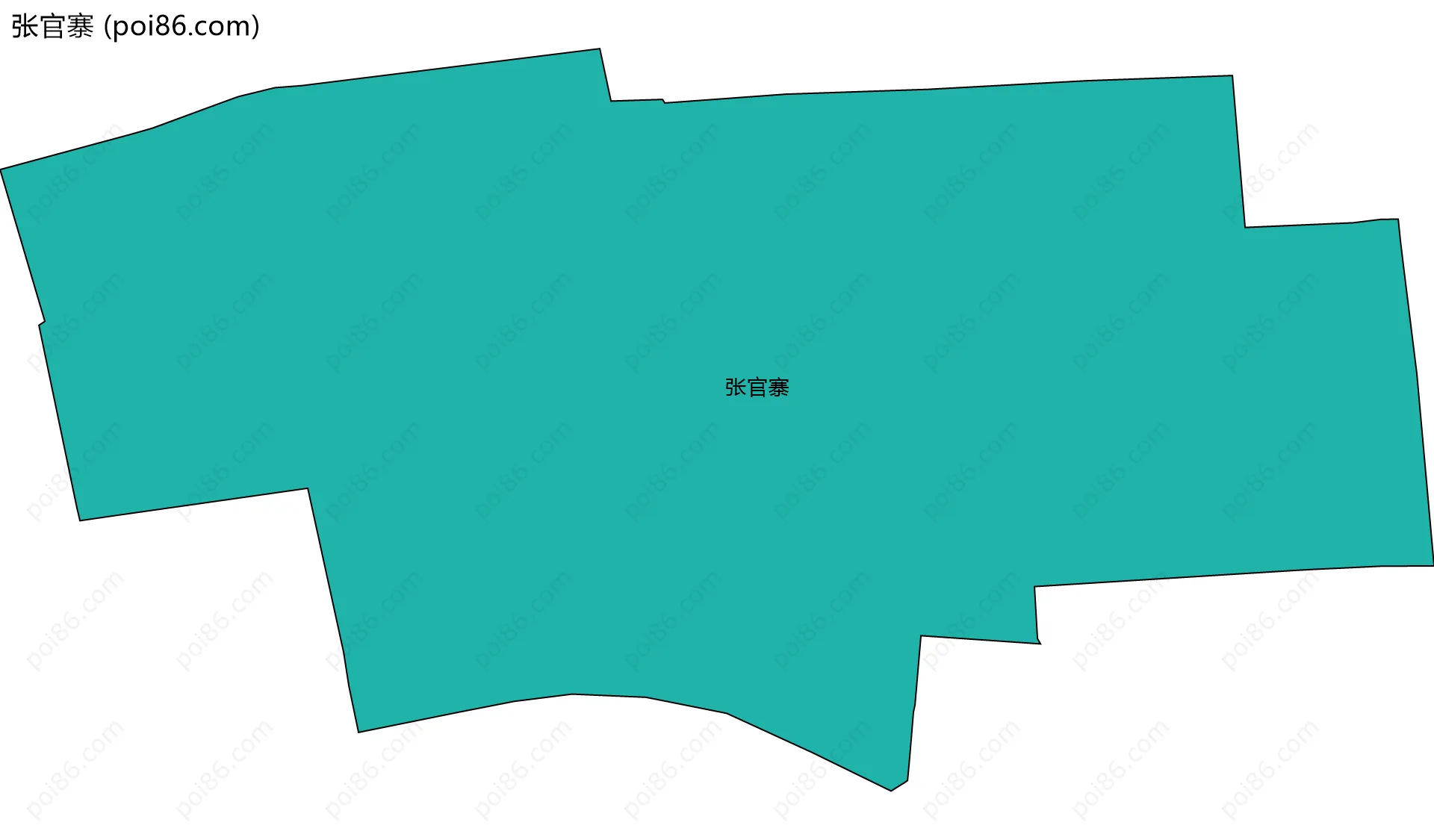 张官寨边界地图