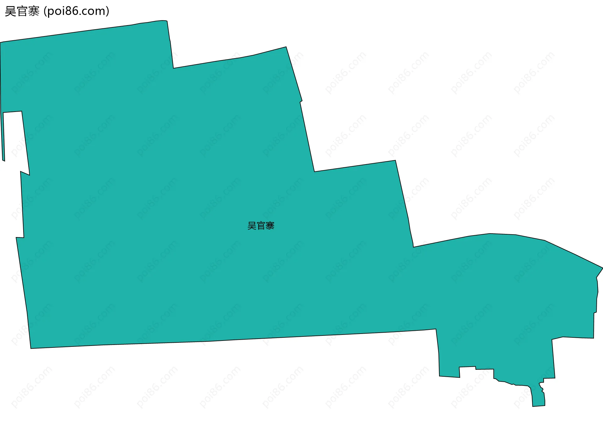 吴官寨边界地图