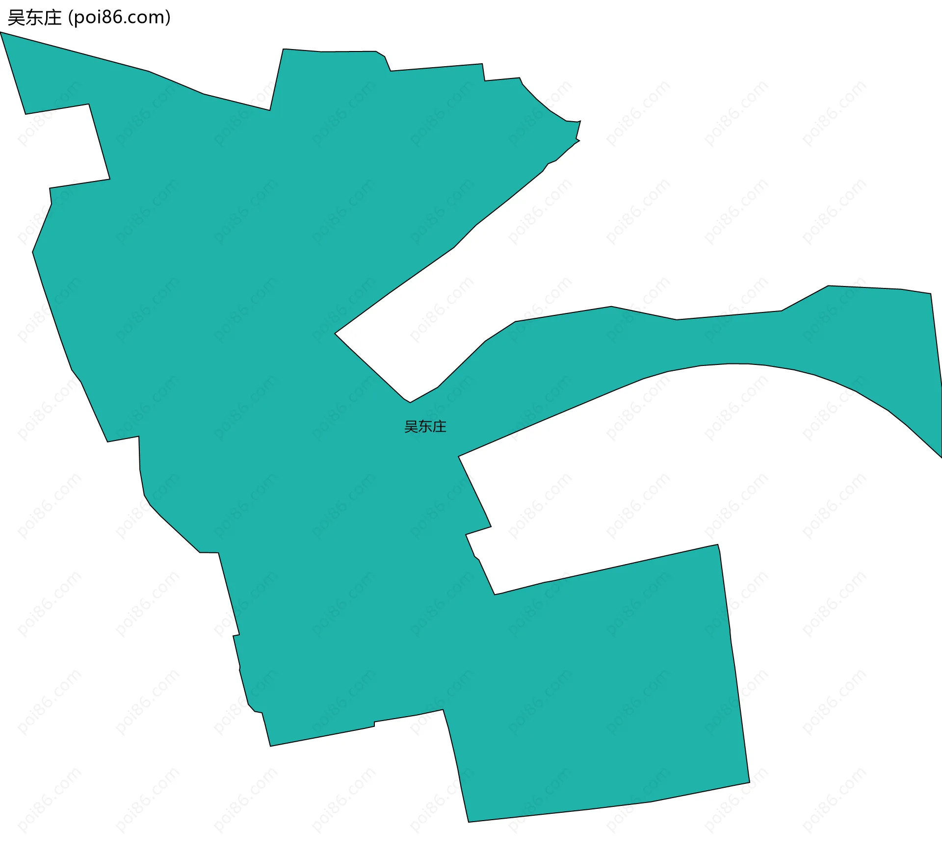 吴东庄边界地图