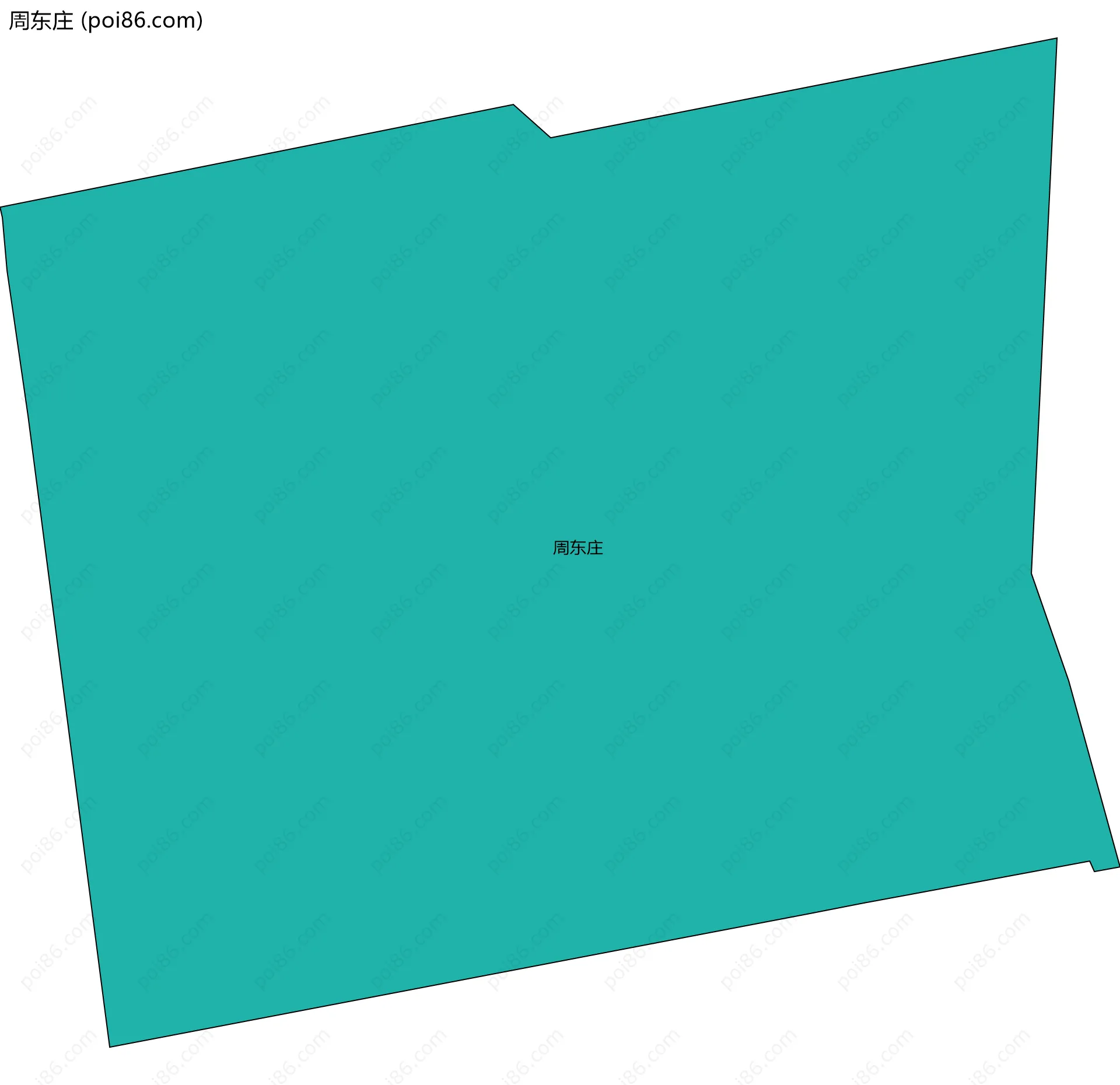 周东庄边界地图