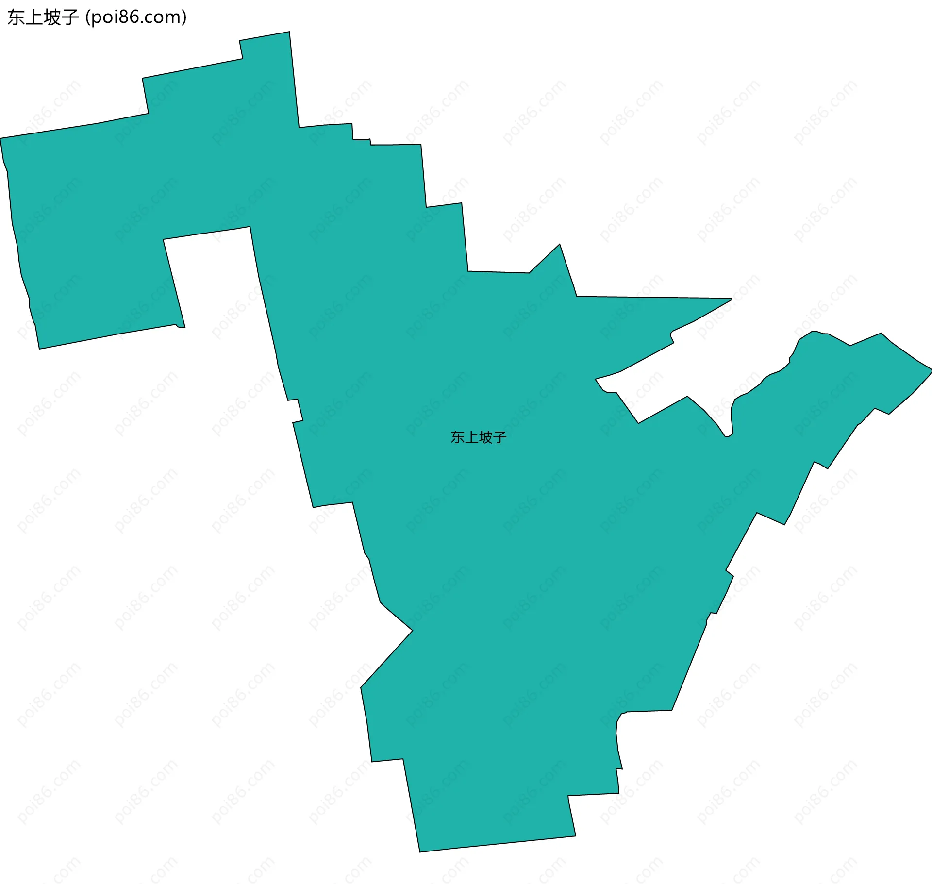 东上坡子边界地图