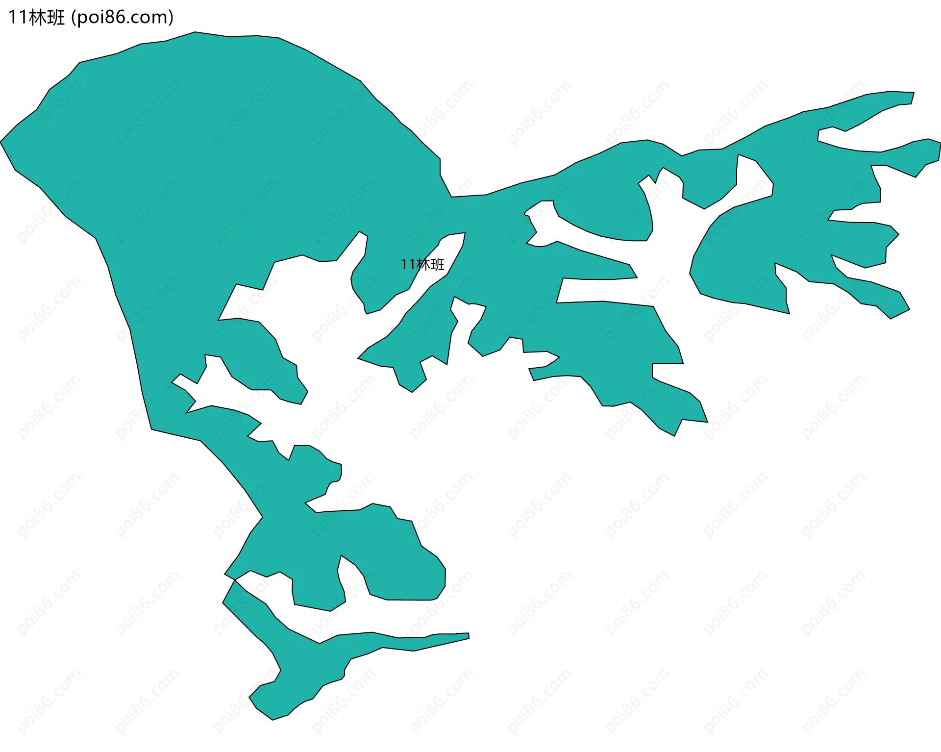 11林班边界地图