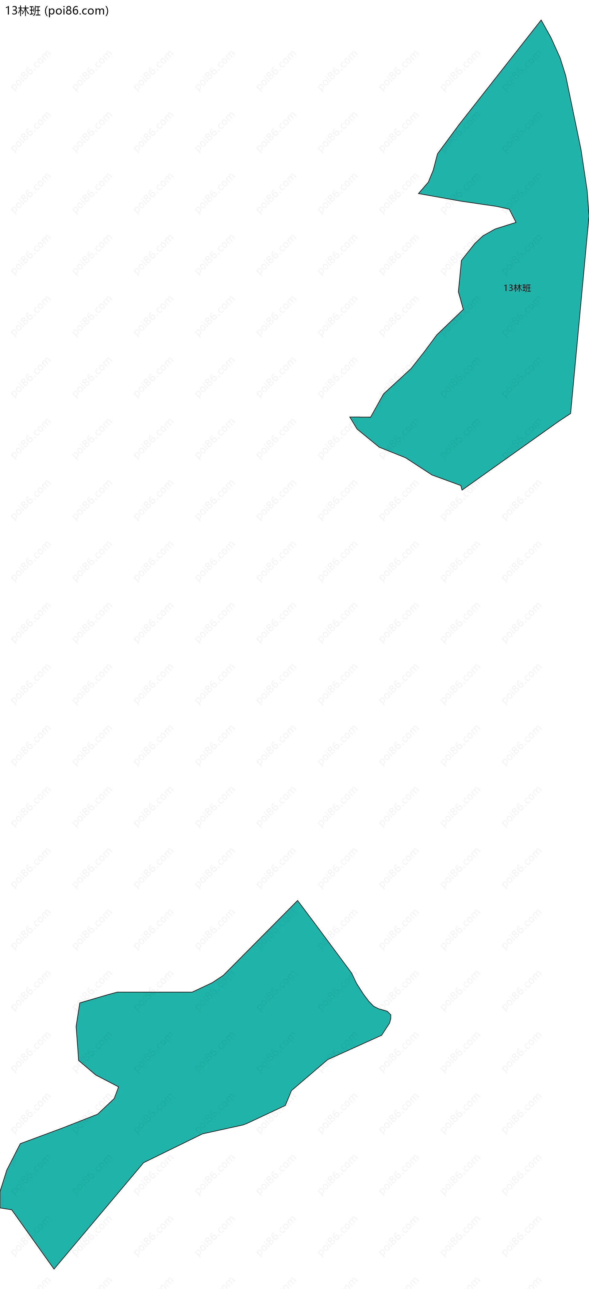 13林班边界地图