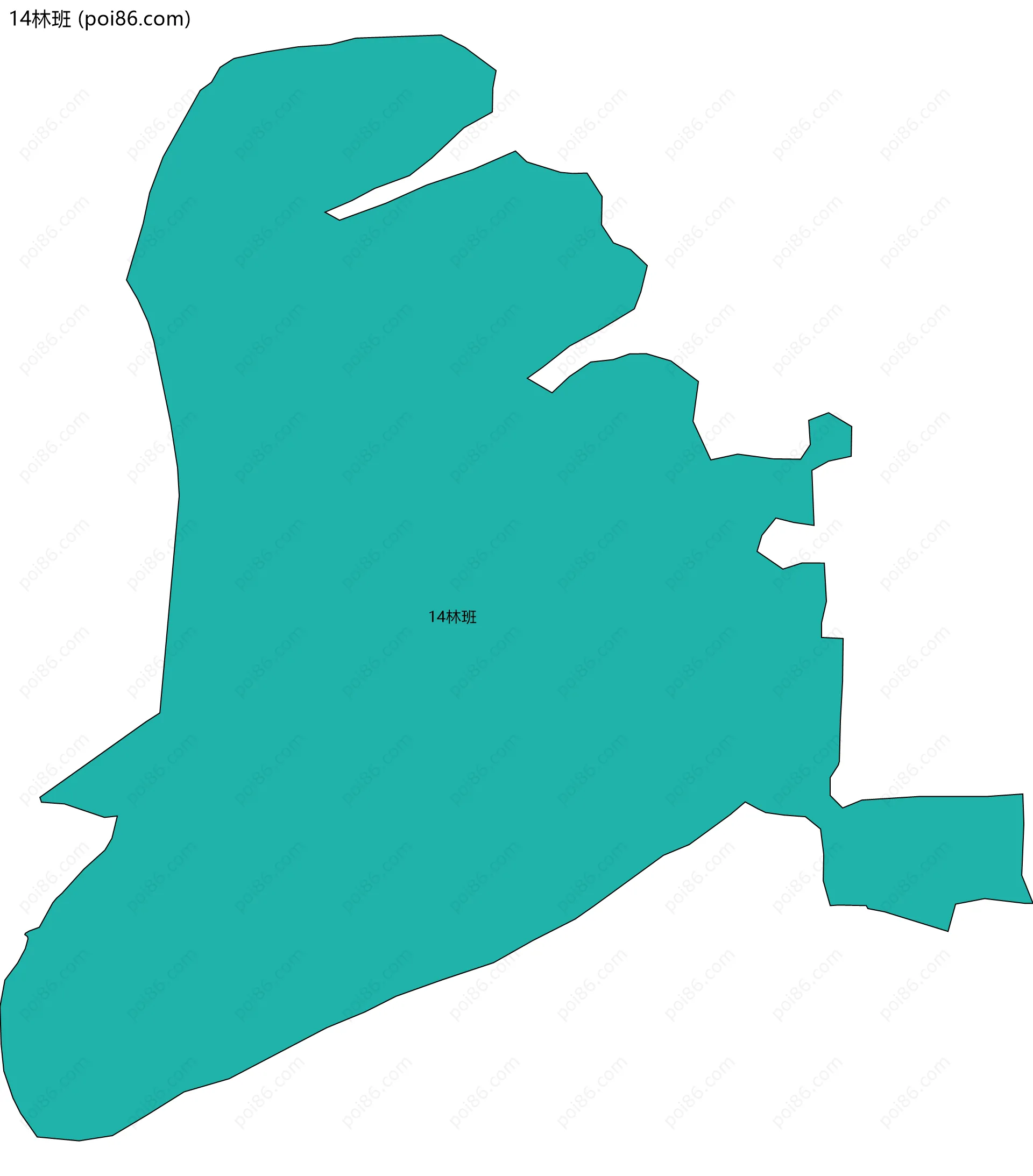 14林班边界地图