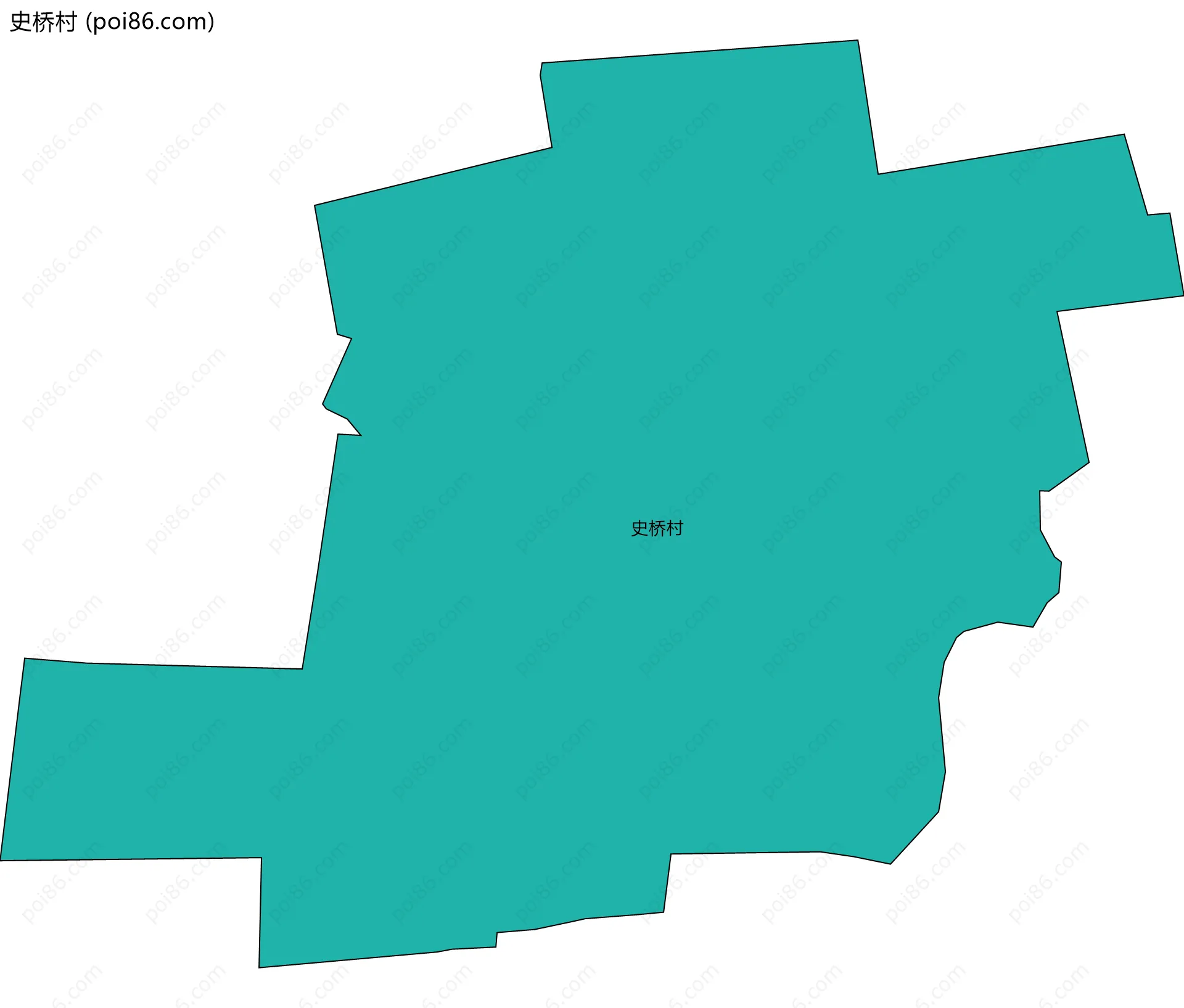 史桥村边界地图