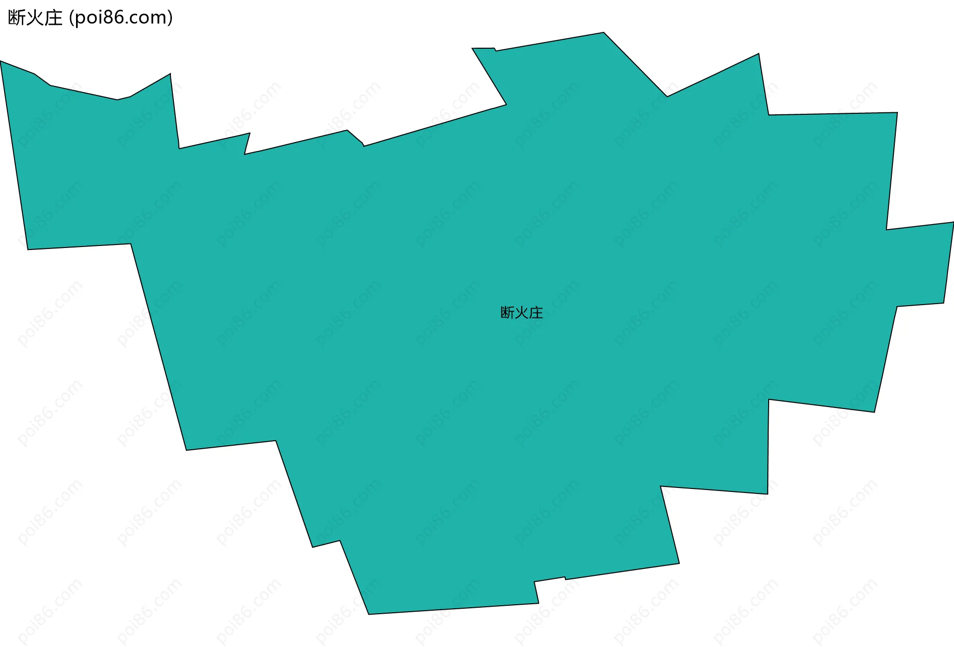 断火庄边界地图
