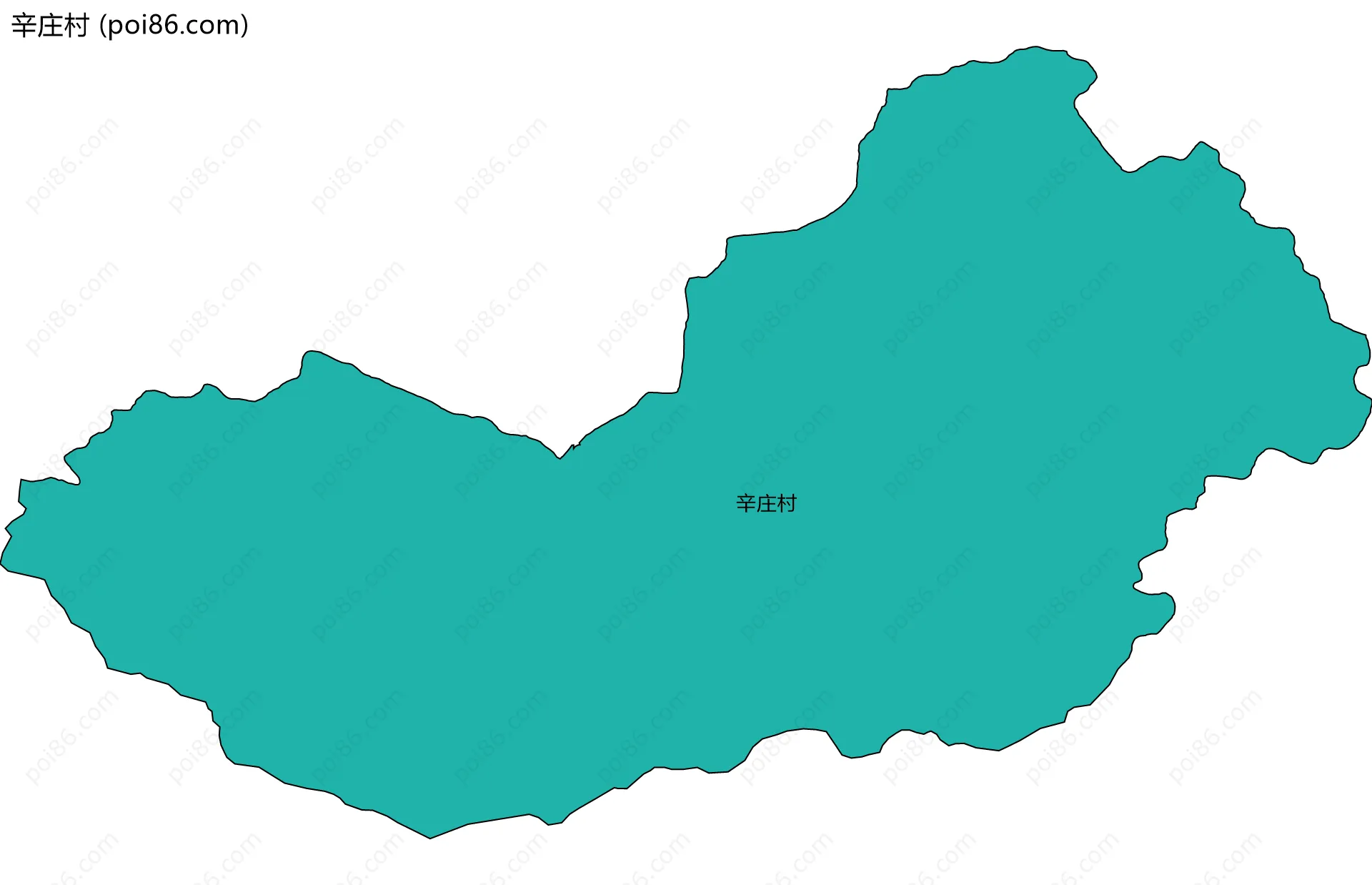辛庄村边界地图