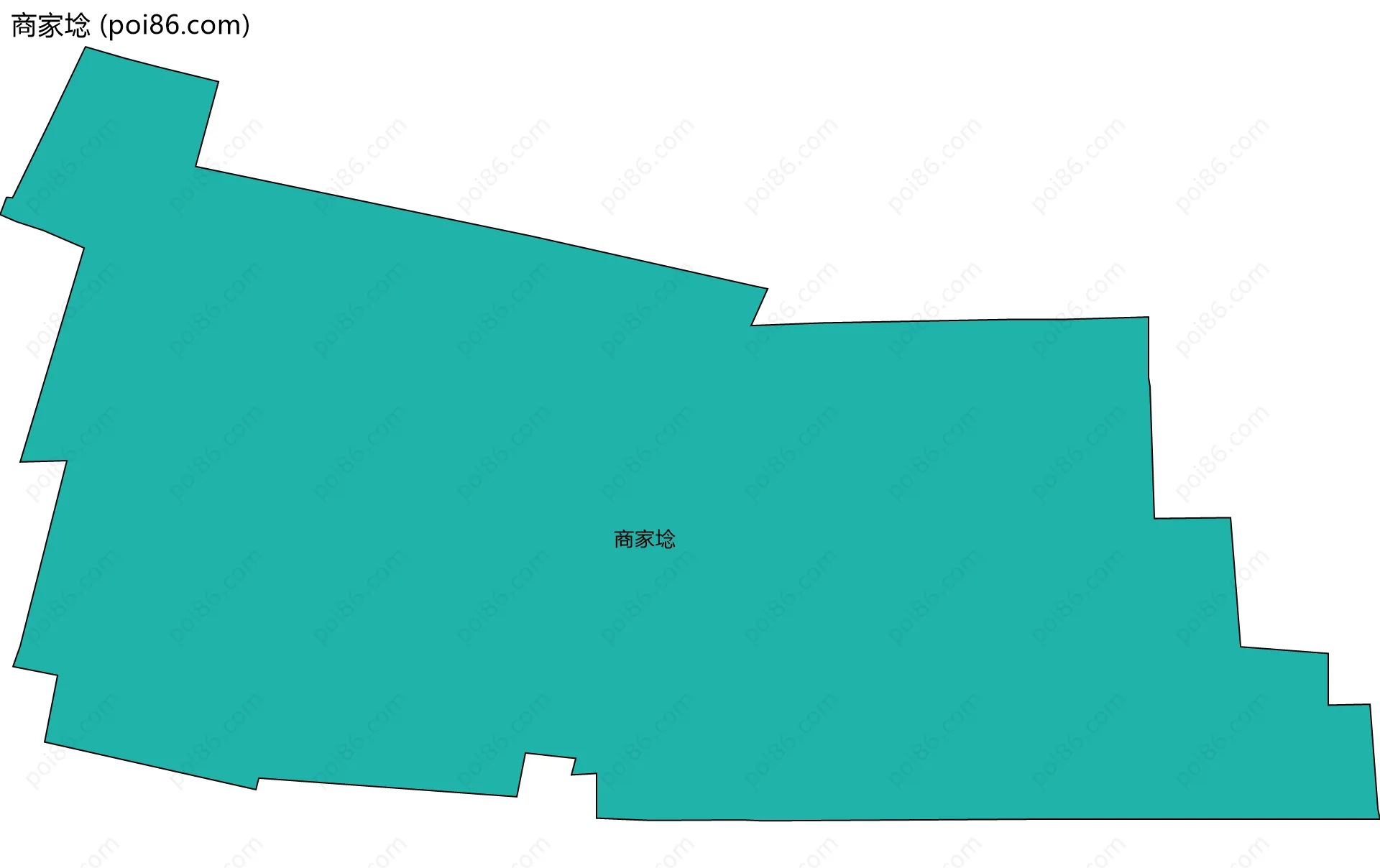 商家埝边界地图