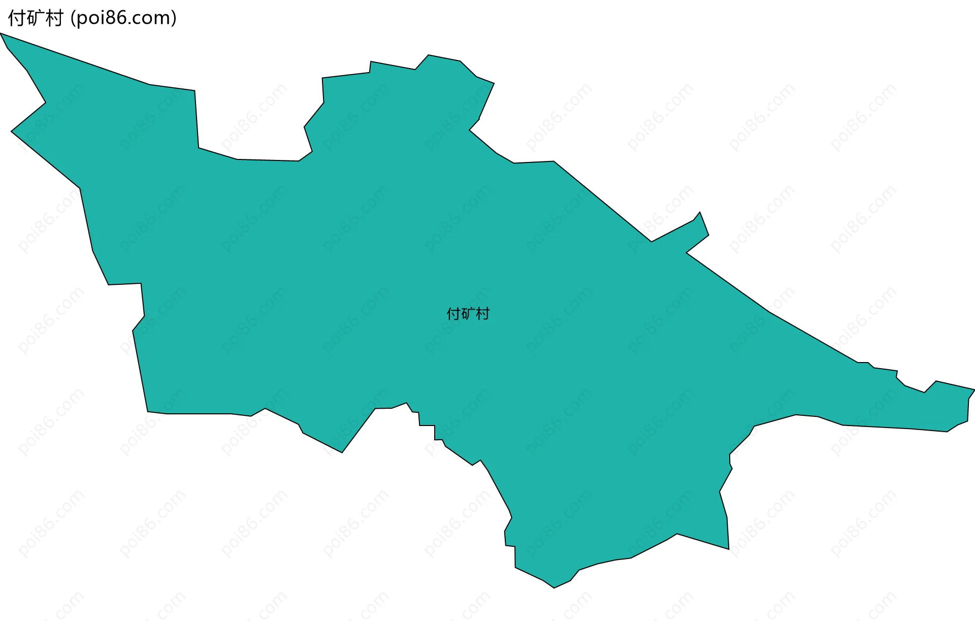 付矿村边界地图