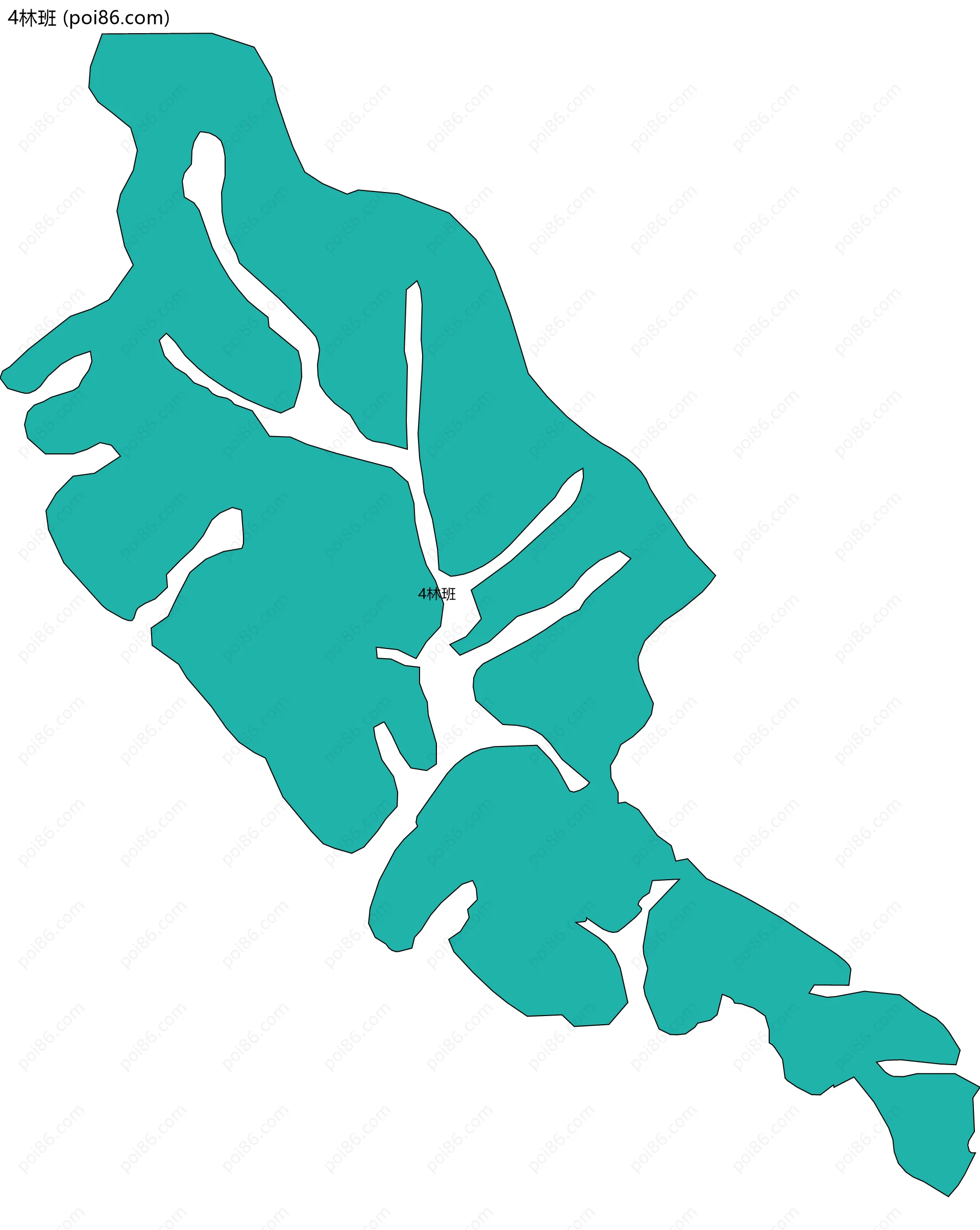 4林班边界地图