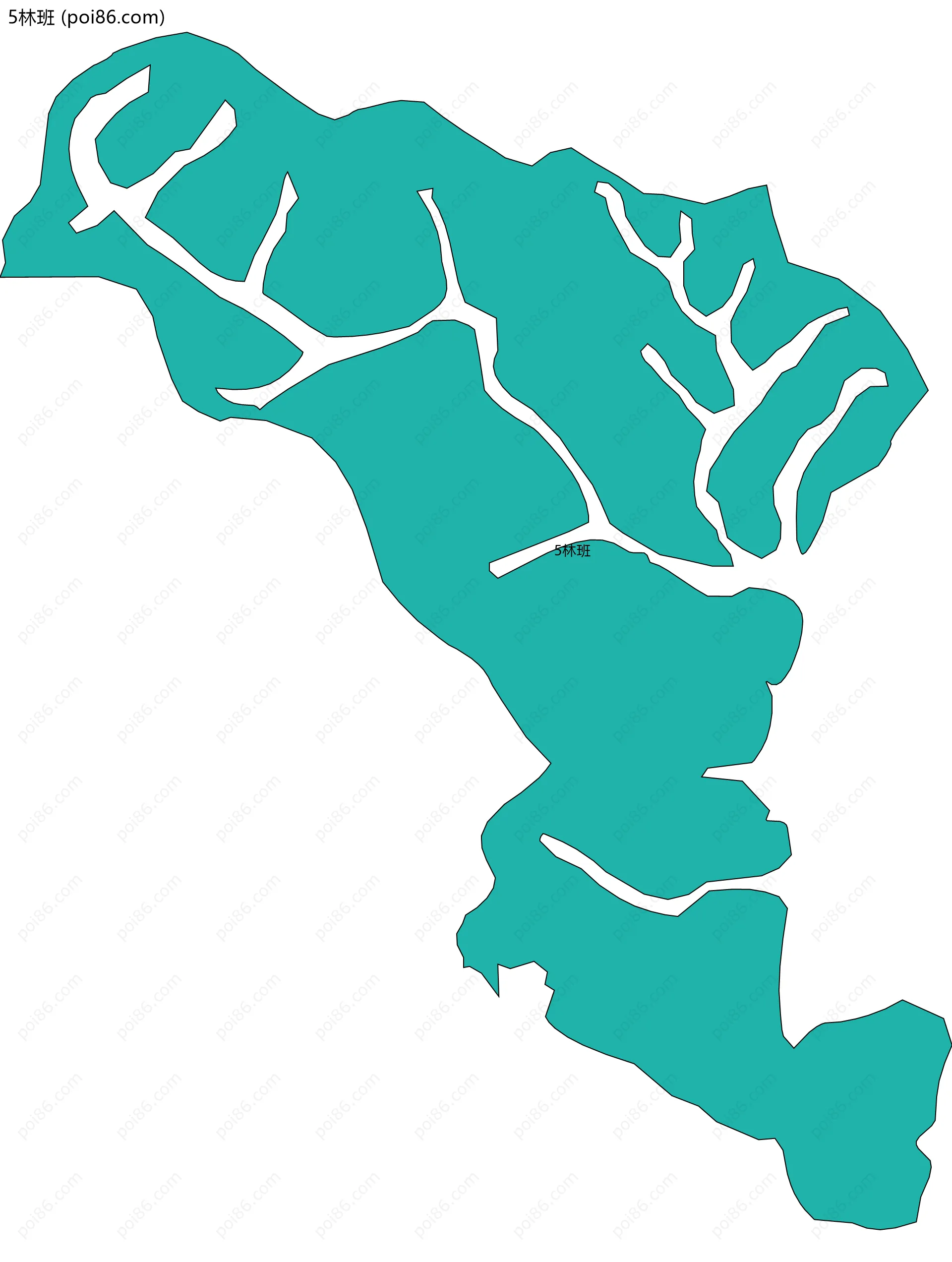5林班边界地图