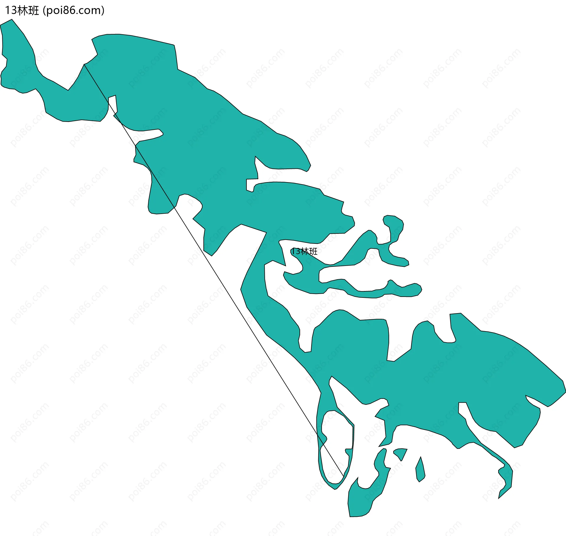 13林班边界地图