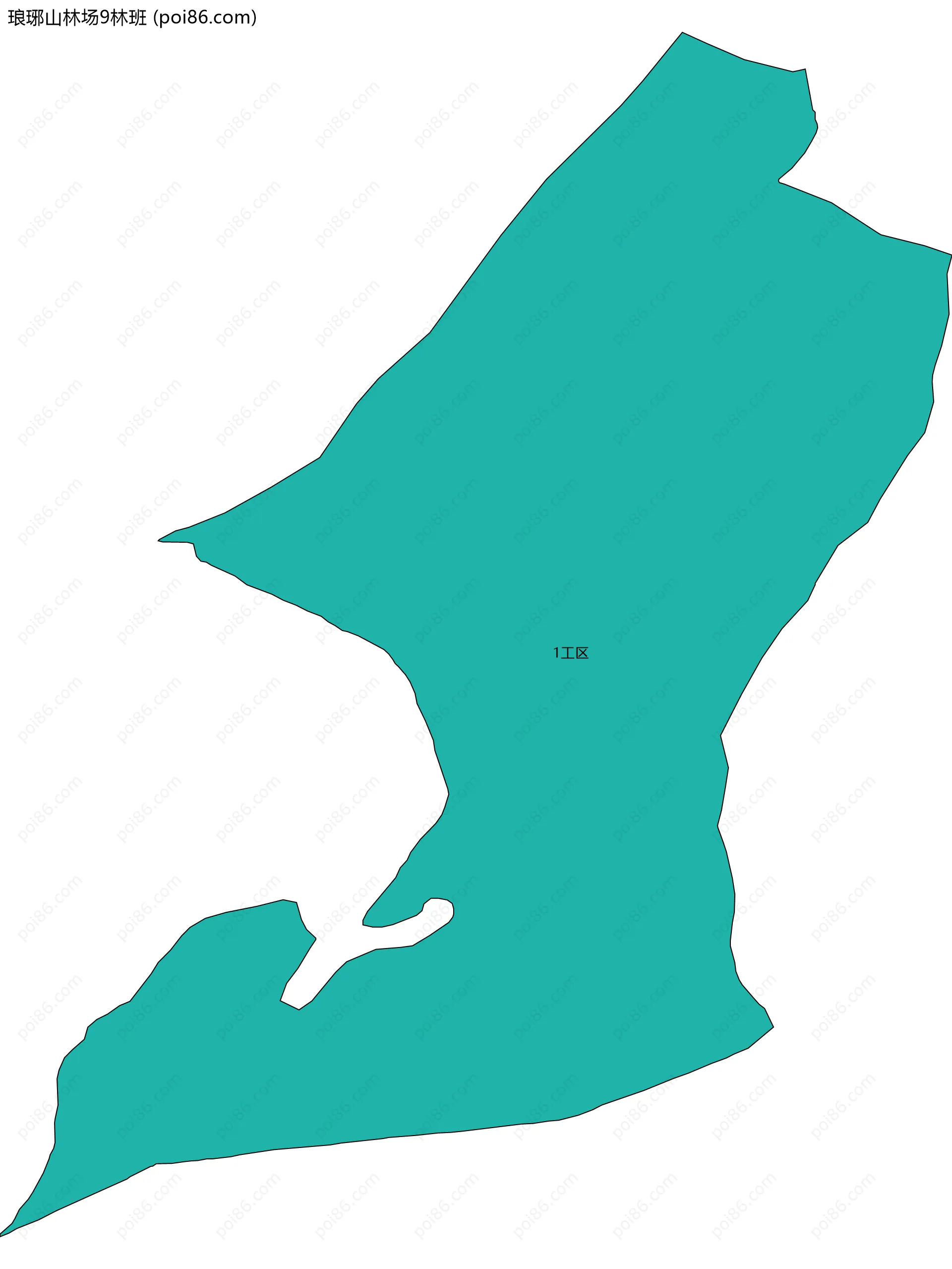 琅琊山林场9林班边界地图(五级行政区划)