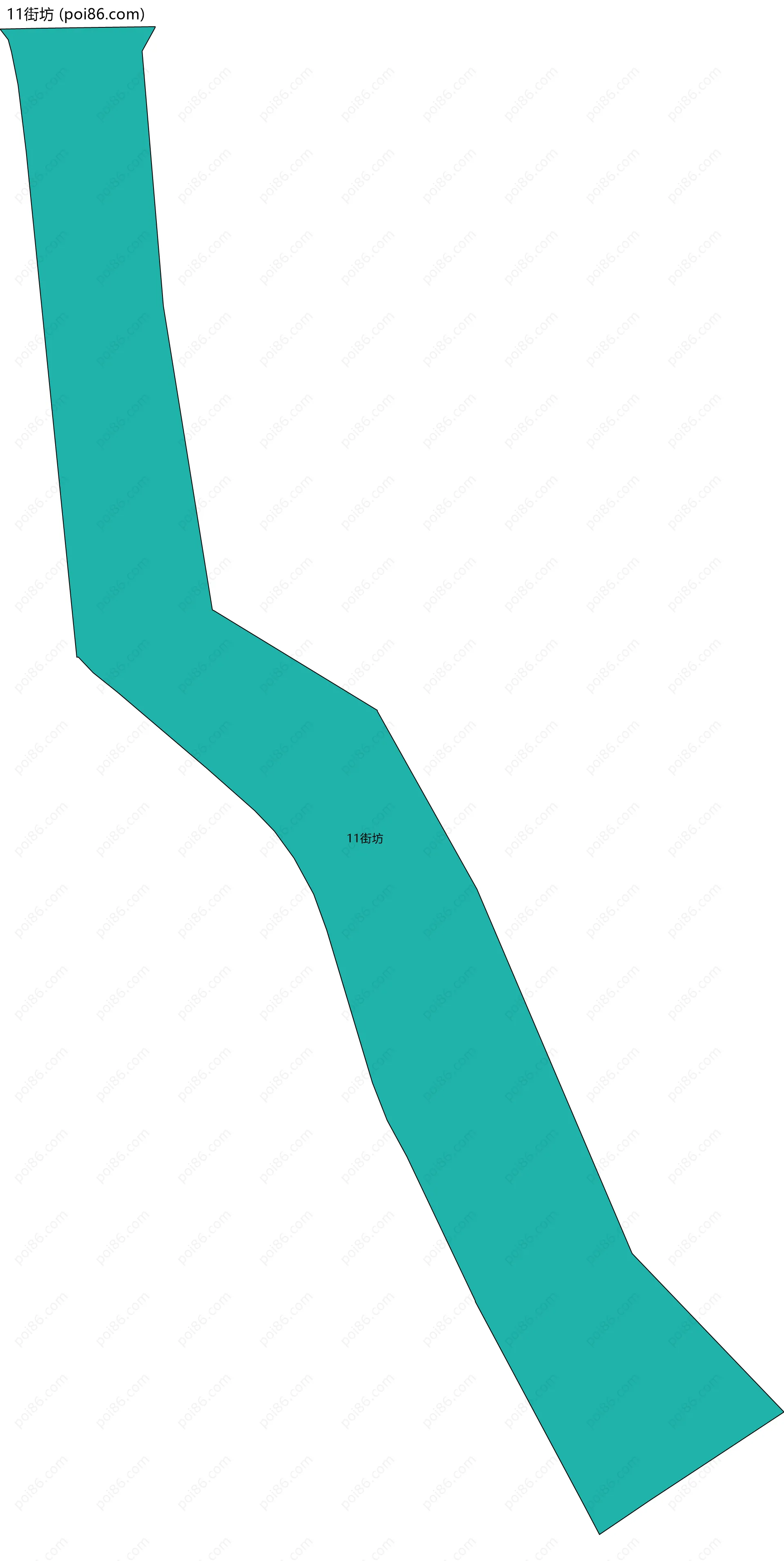 11街坊边界地图