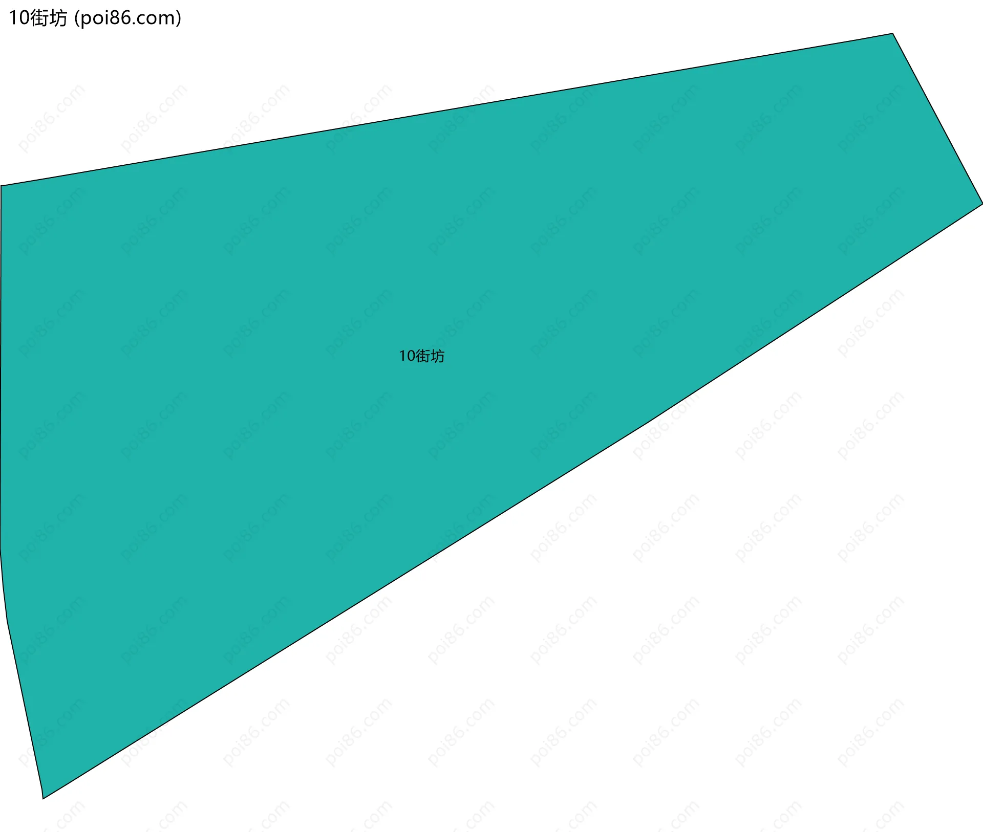 10街坊边界地图
