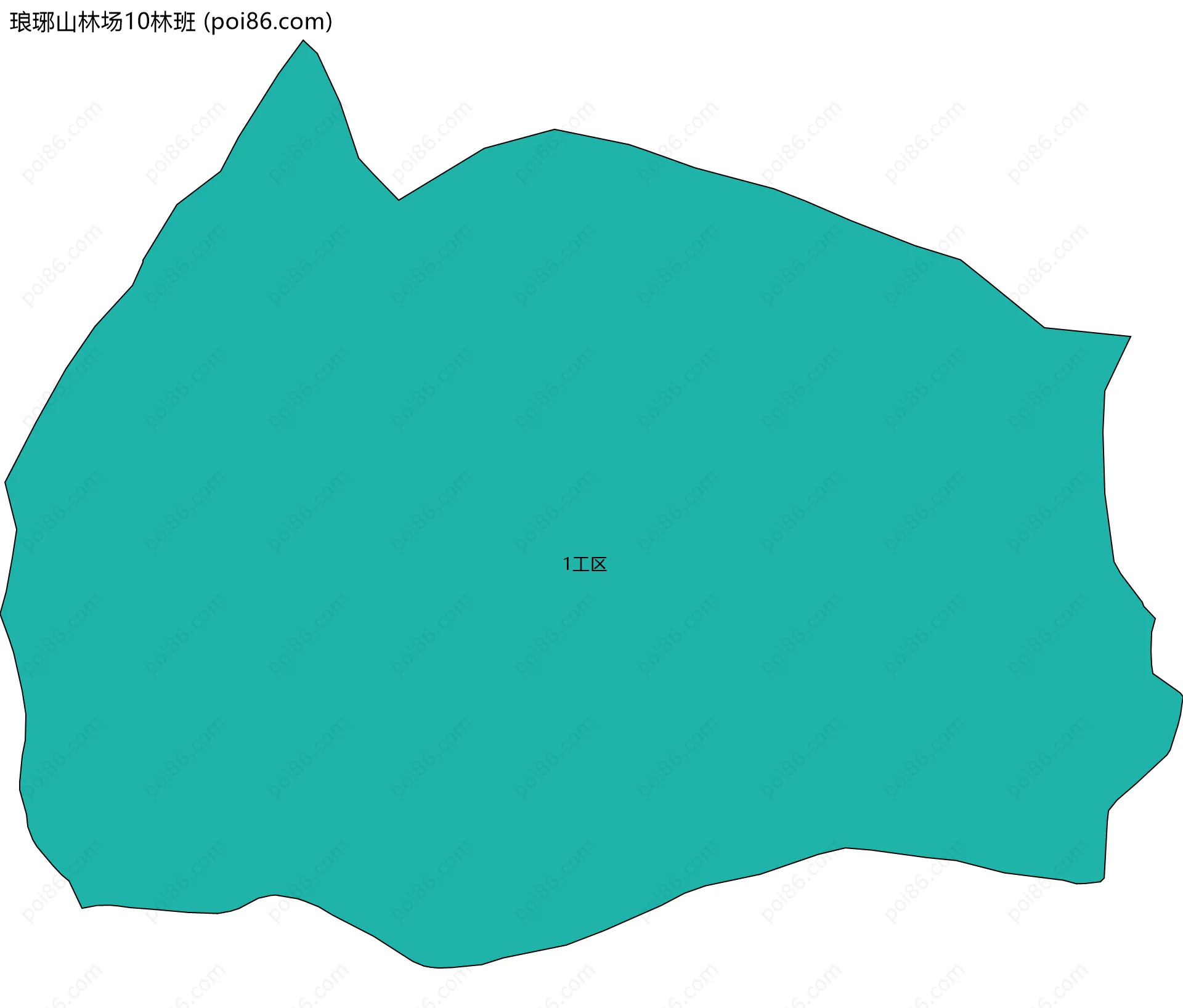 琅琊山林场10林班边界地图(五级行政区划)