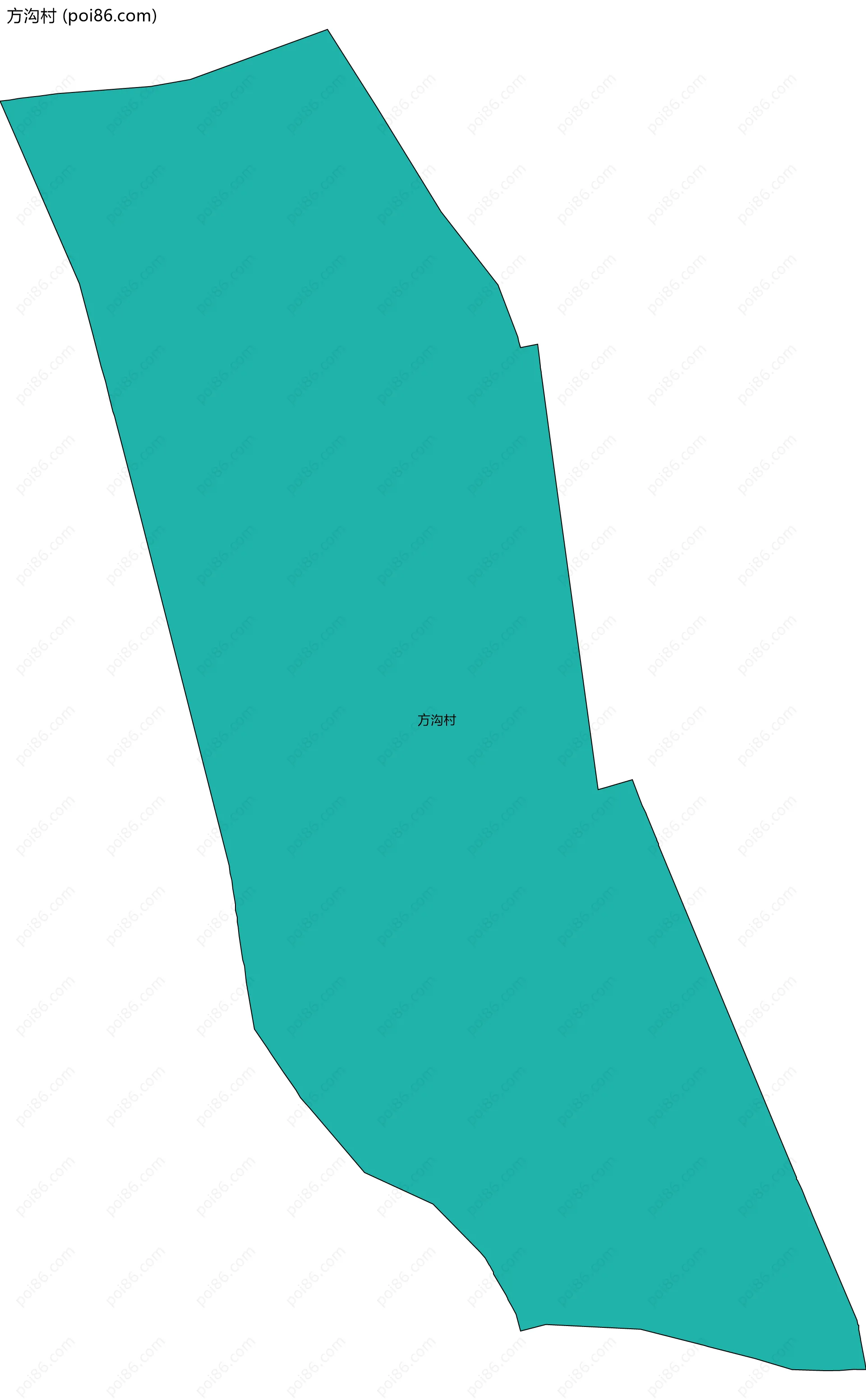 方沟村边界地图