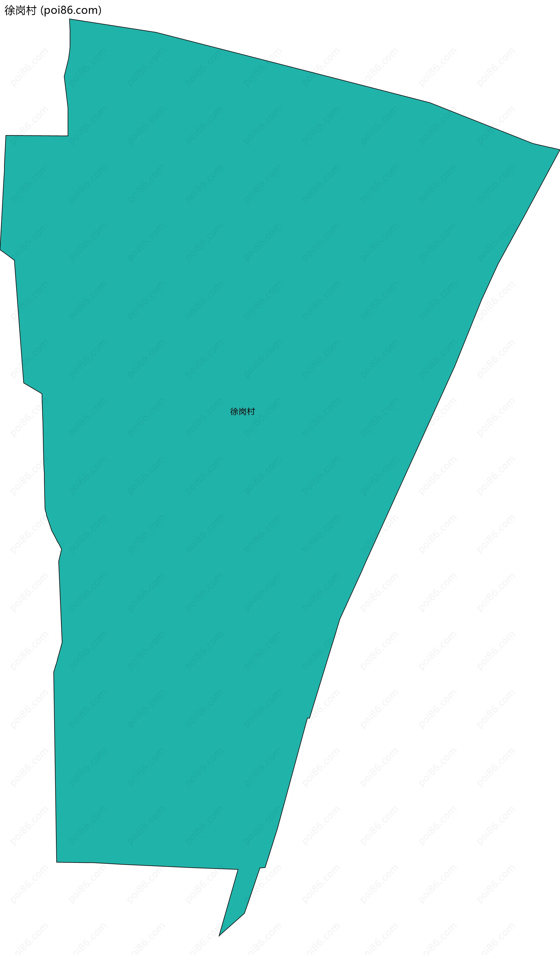 徐岗村边界地图