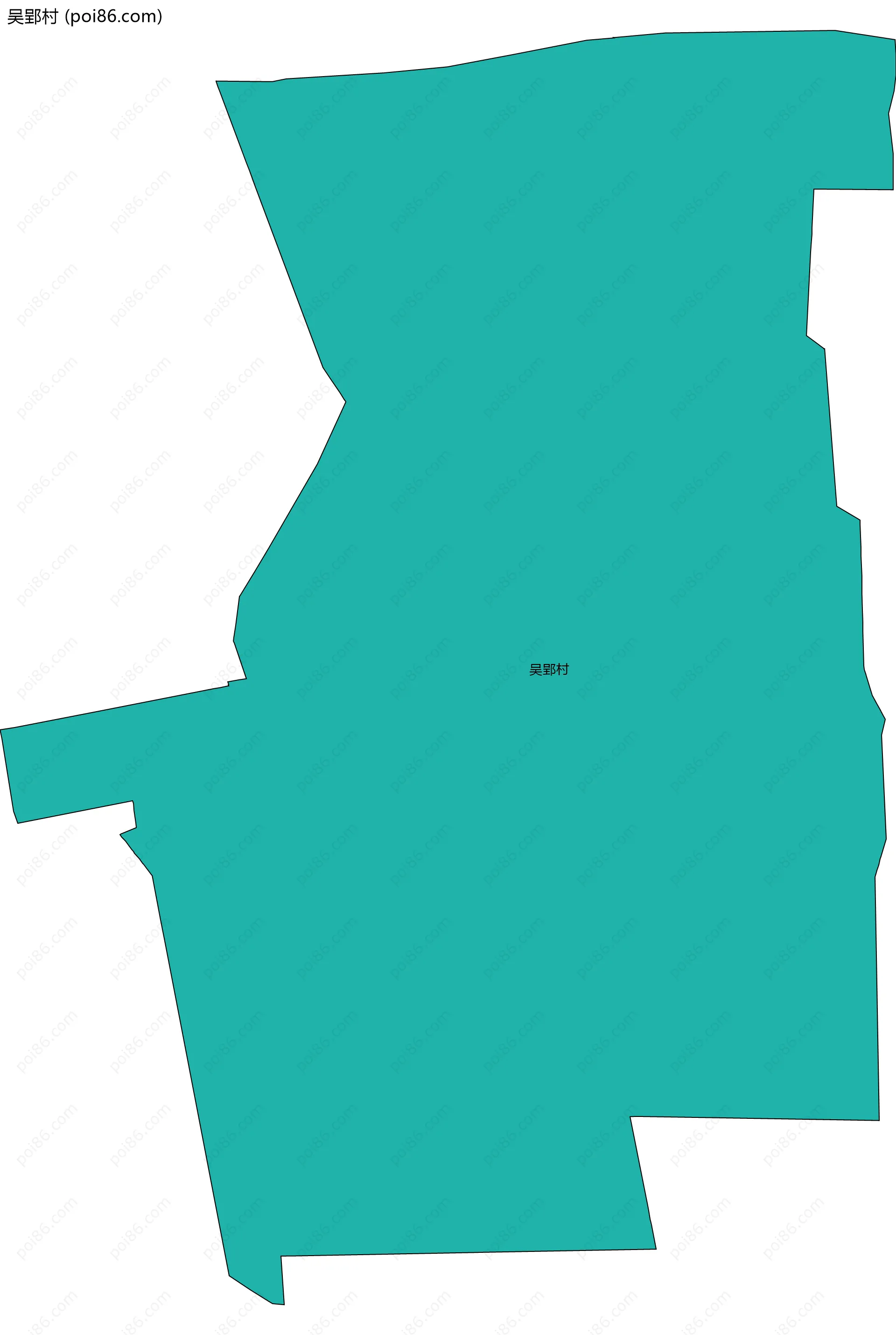 吴郢村边界地图