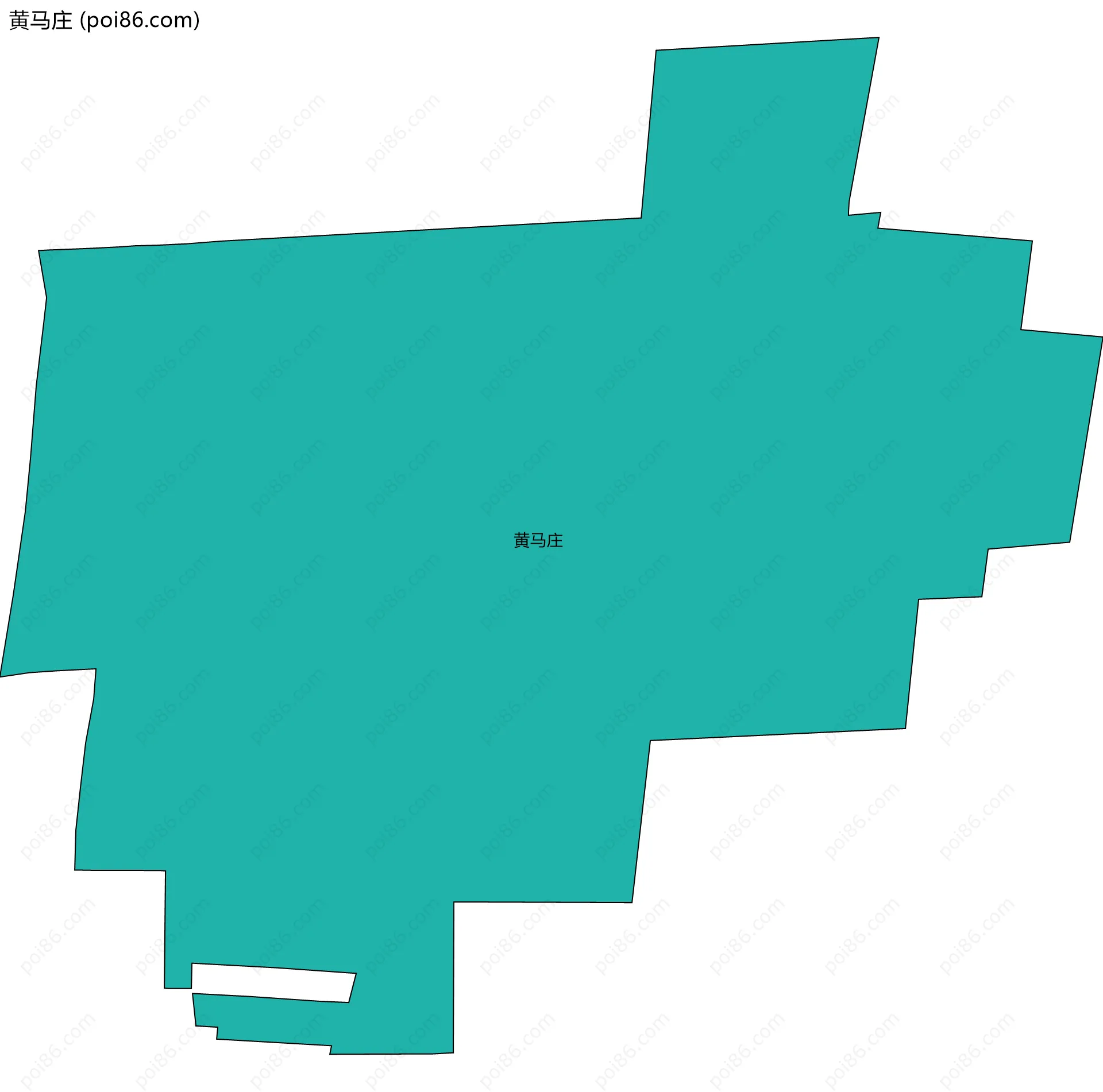 黄马庄边界地图