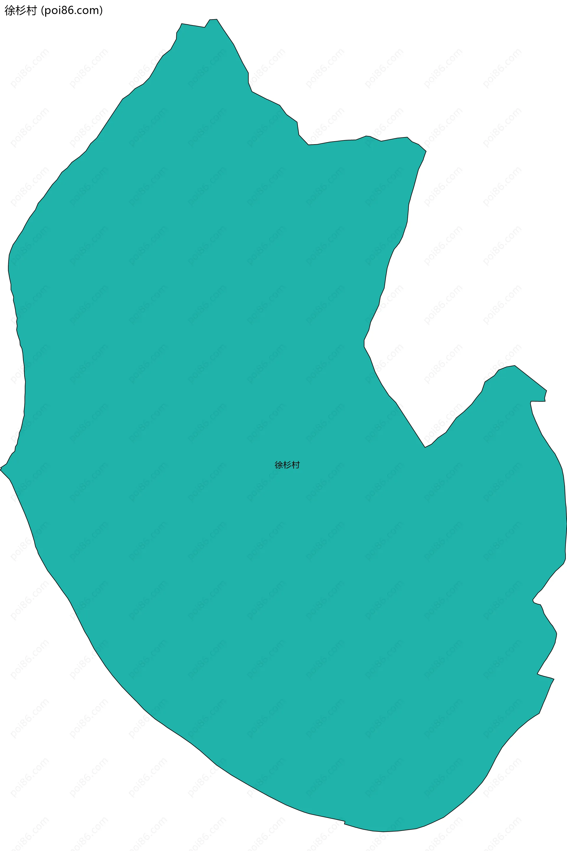 徐杉村边界地图