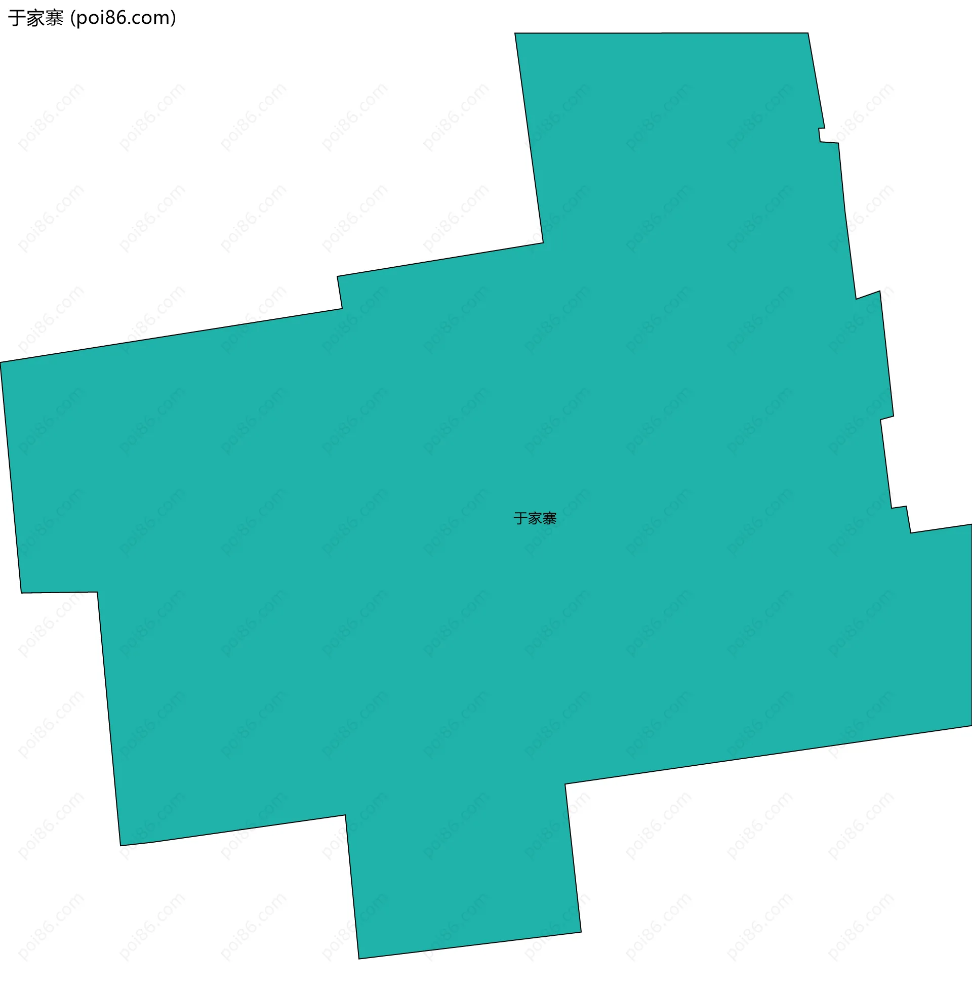 于家寨边界地图