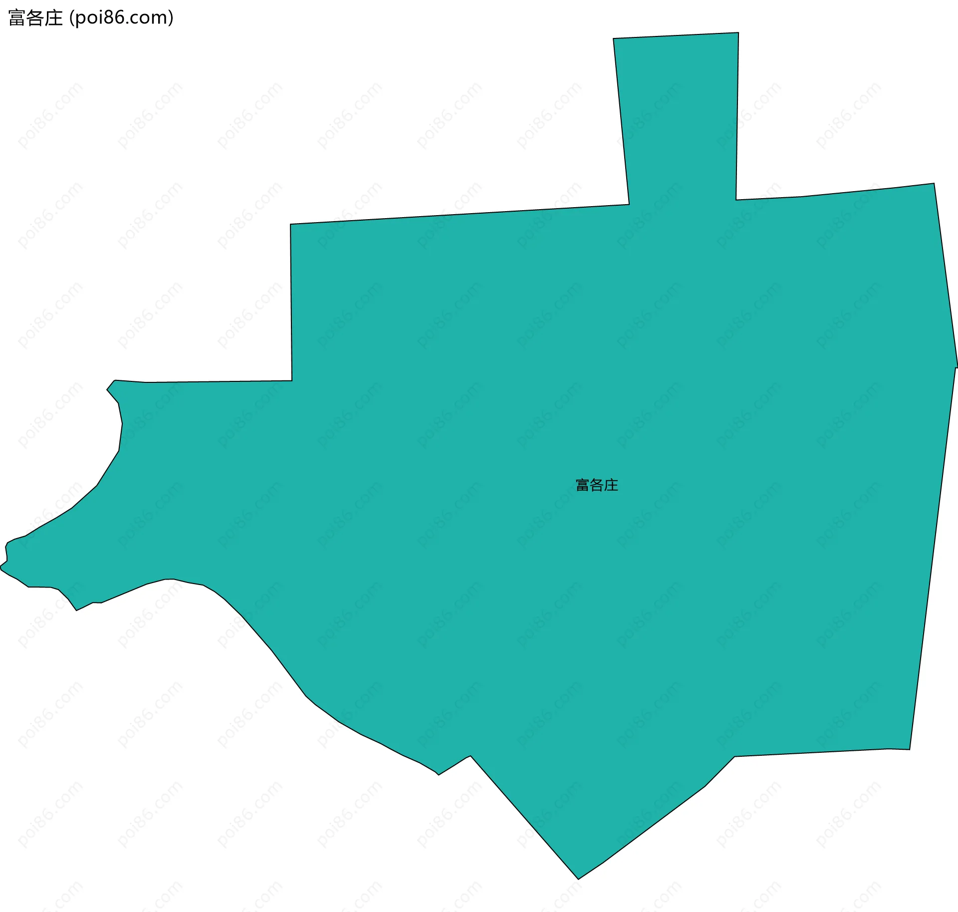 富各庄边界地图