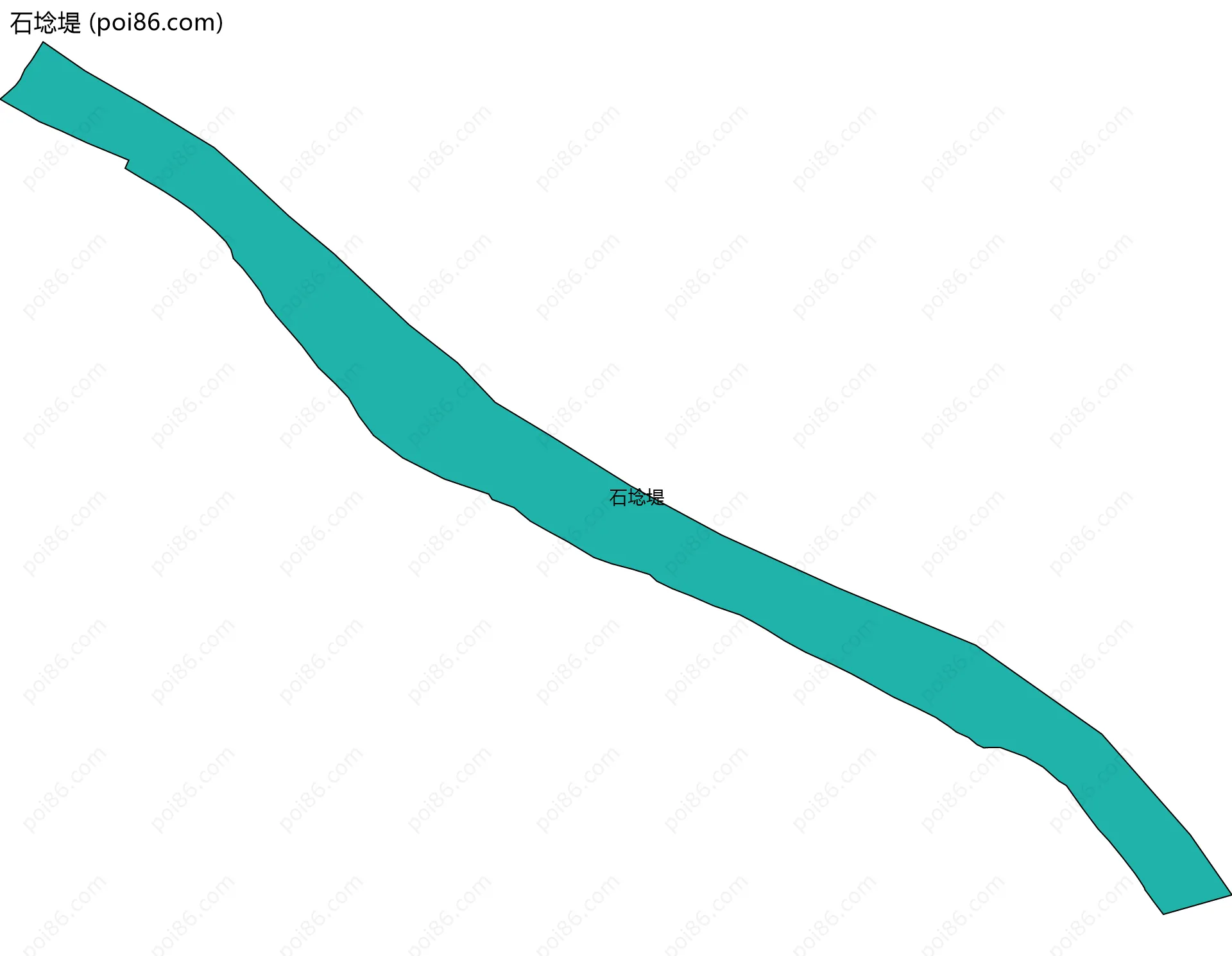 石埝堤边界地图