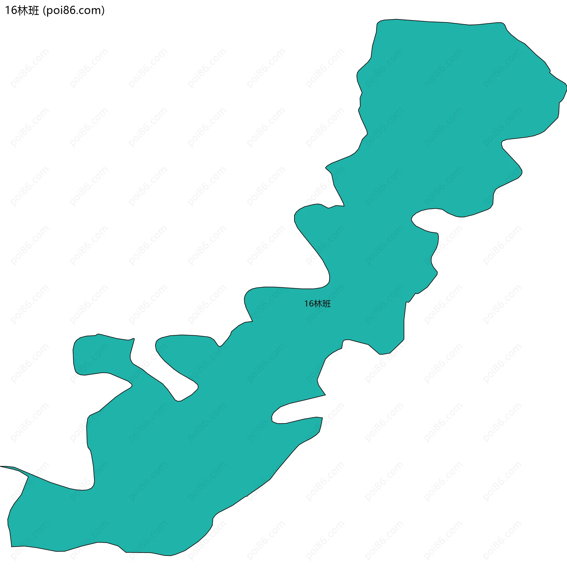 16林班边界地图