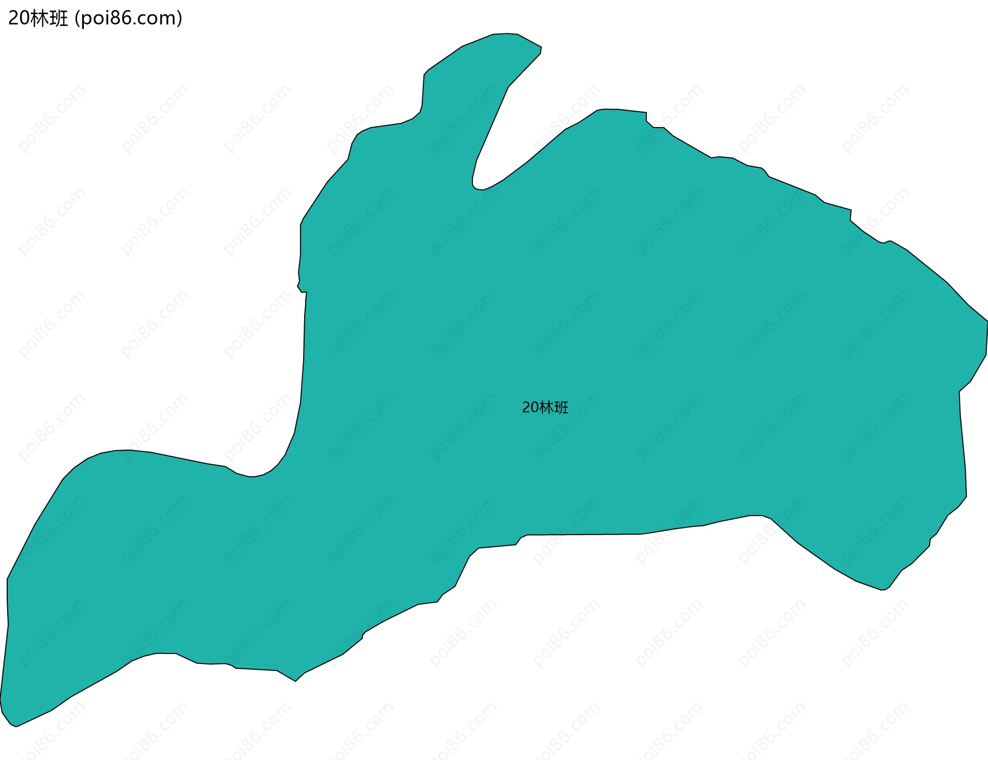20林班边界地图