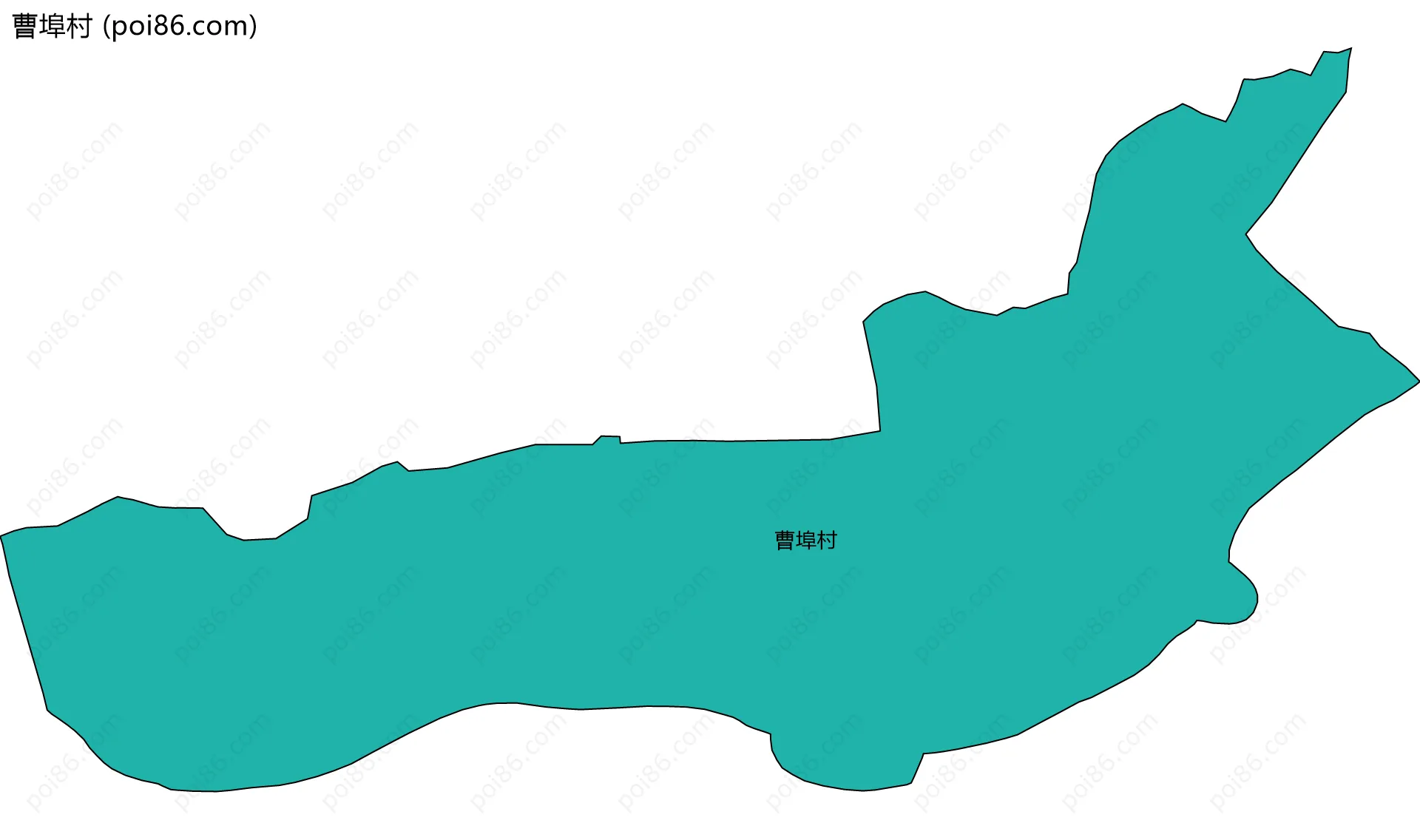 曹埠村边界地图