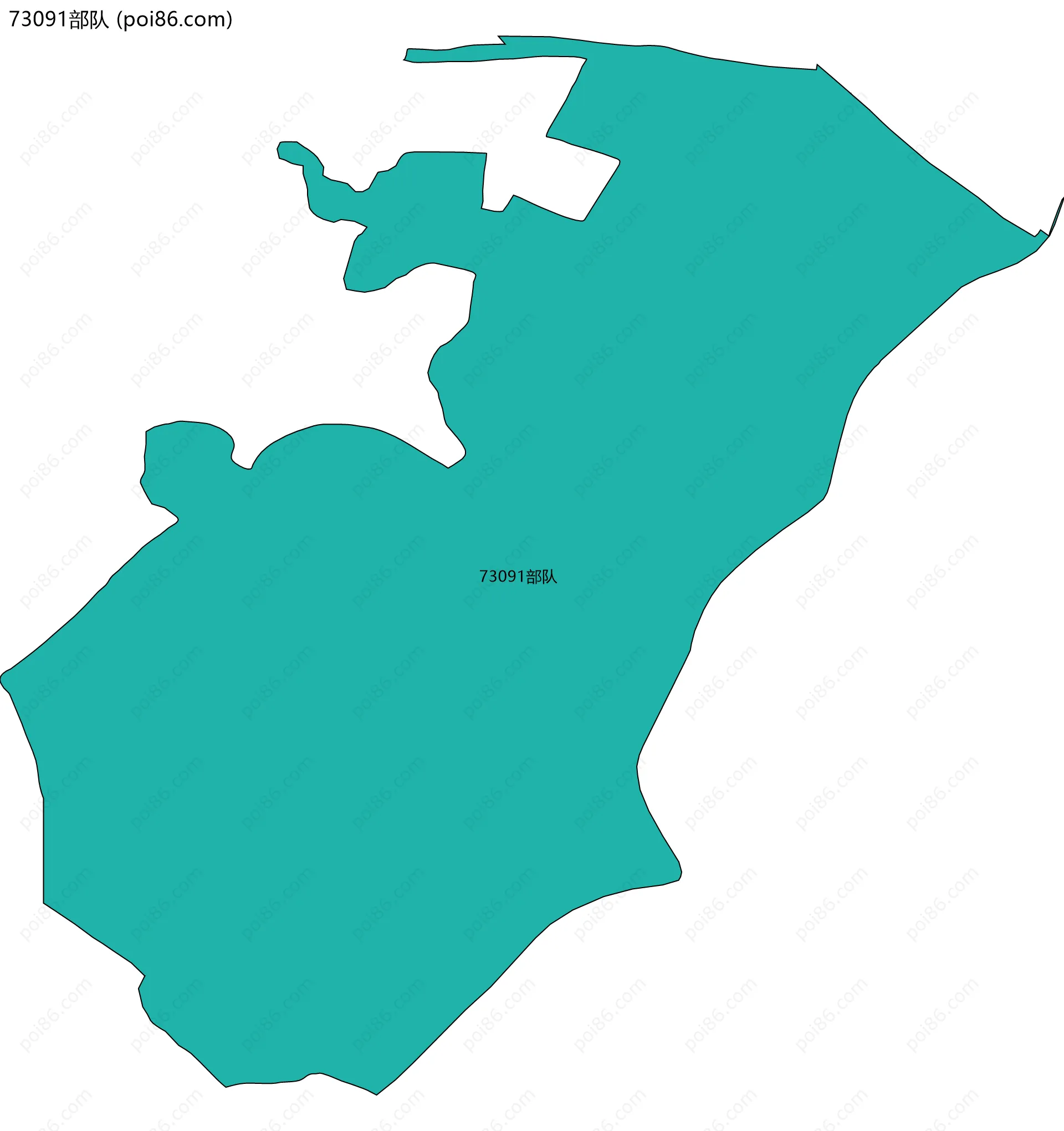 73091部队边界地图
