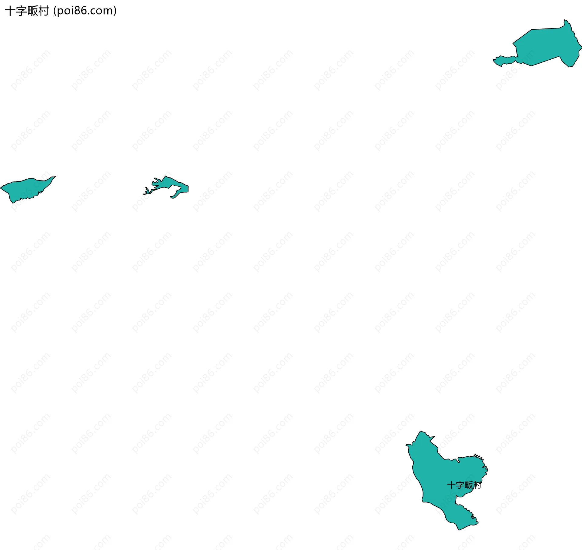 十字畈村边界地图