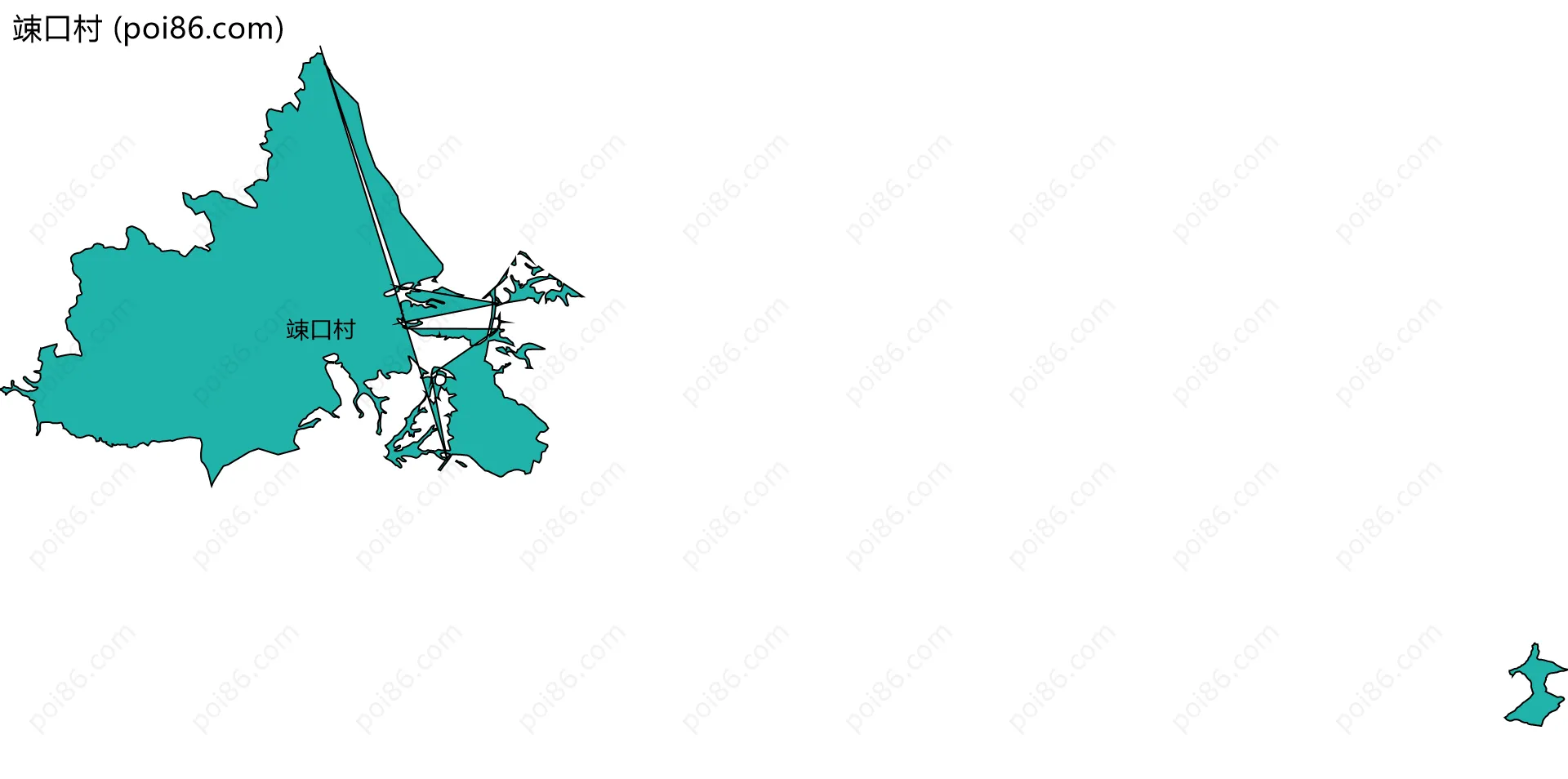 竦口村边界地图