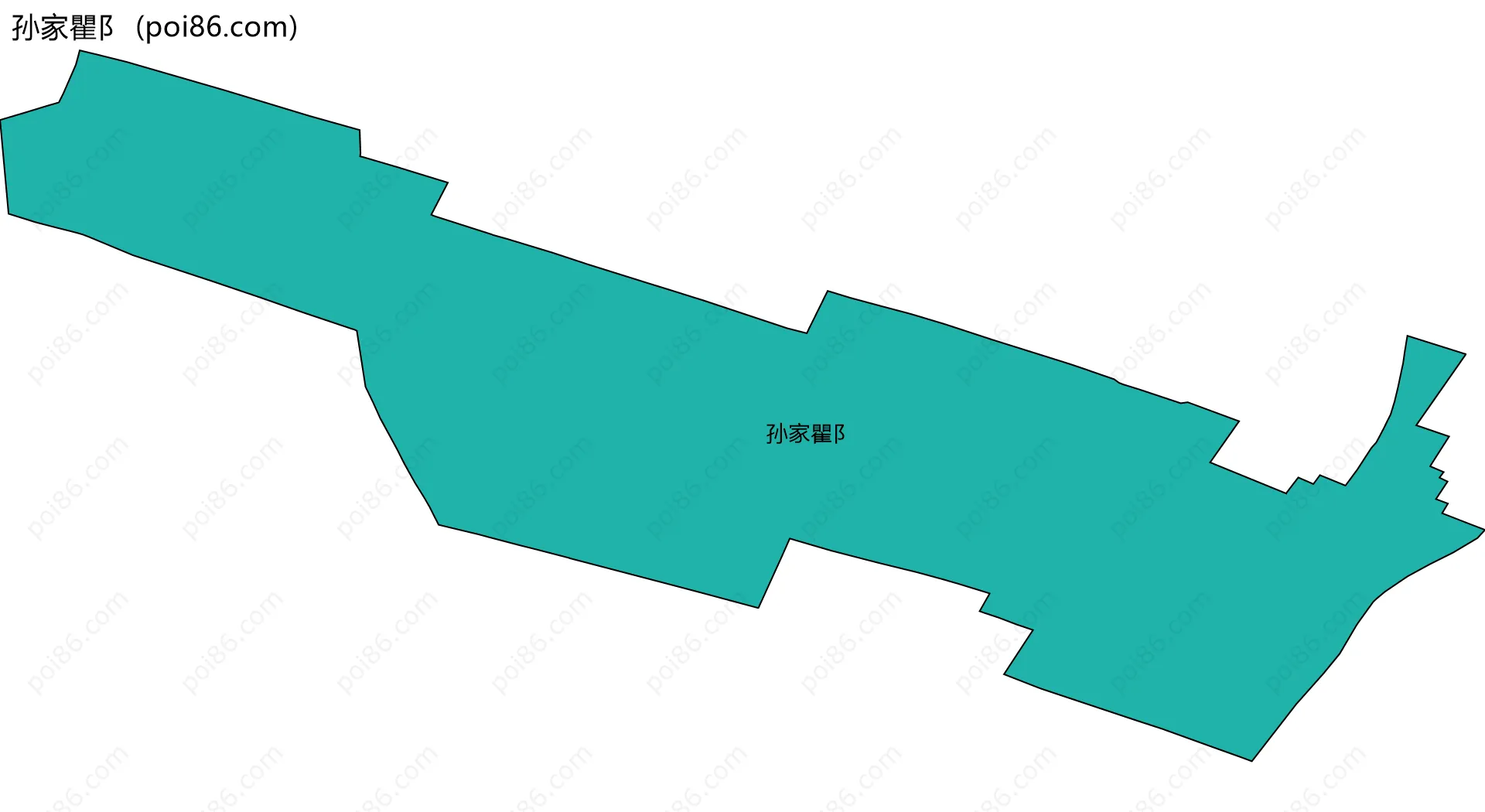 孙家瞿阝边界地图