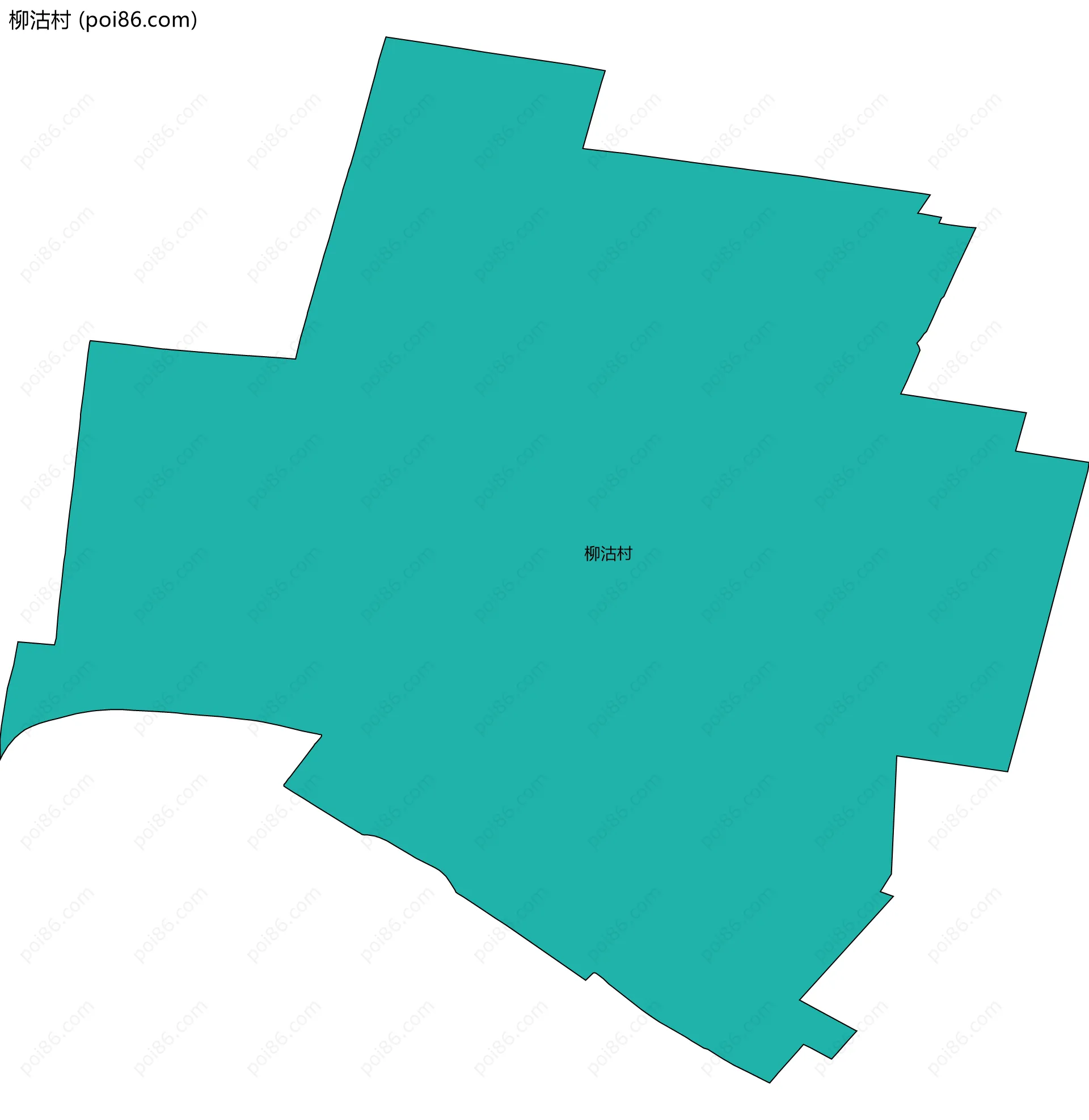 柳沽村边界地图