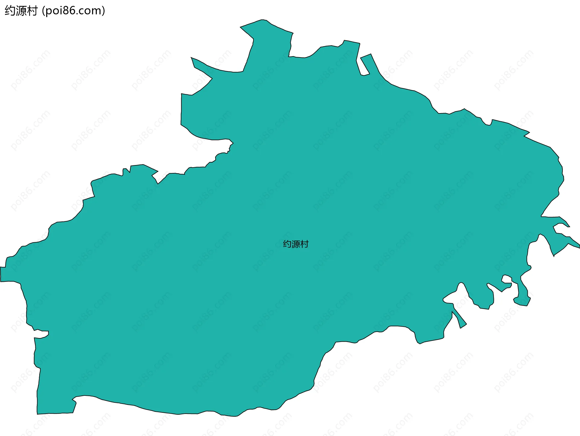 约源村边界地图
