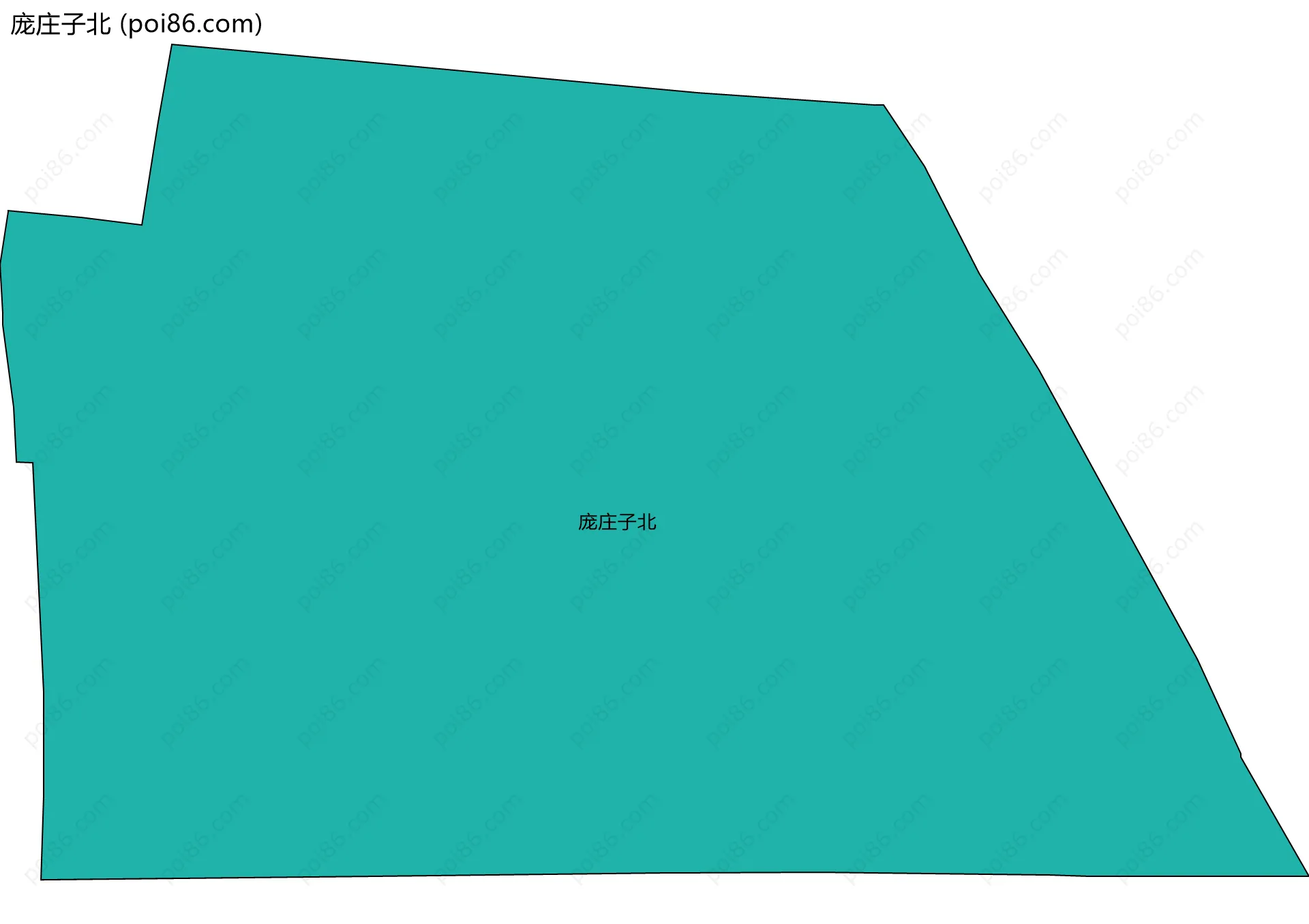 庞庄子北边界地图