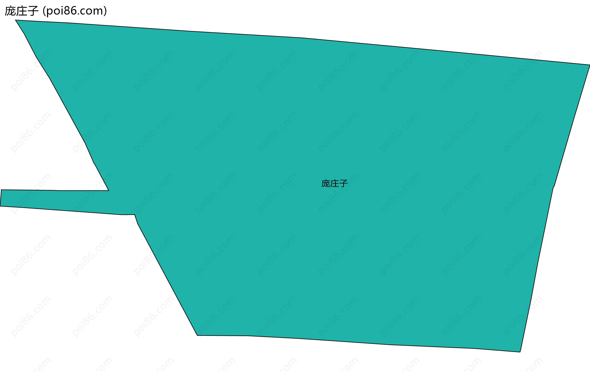 庞庄子边界地图