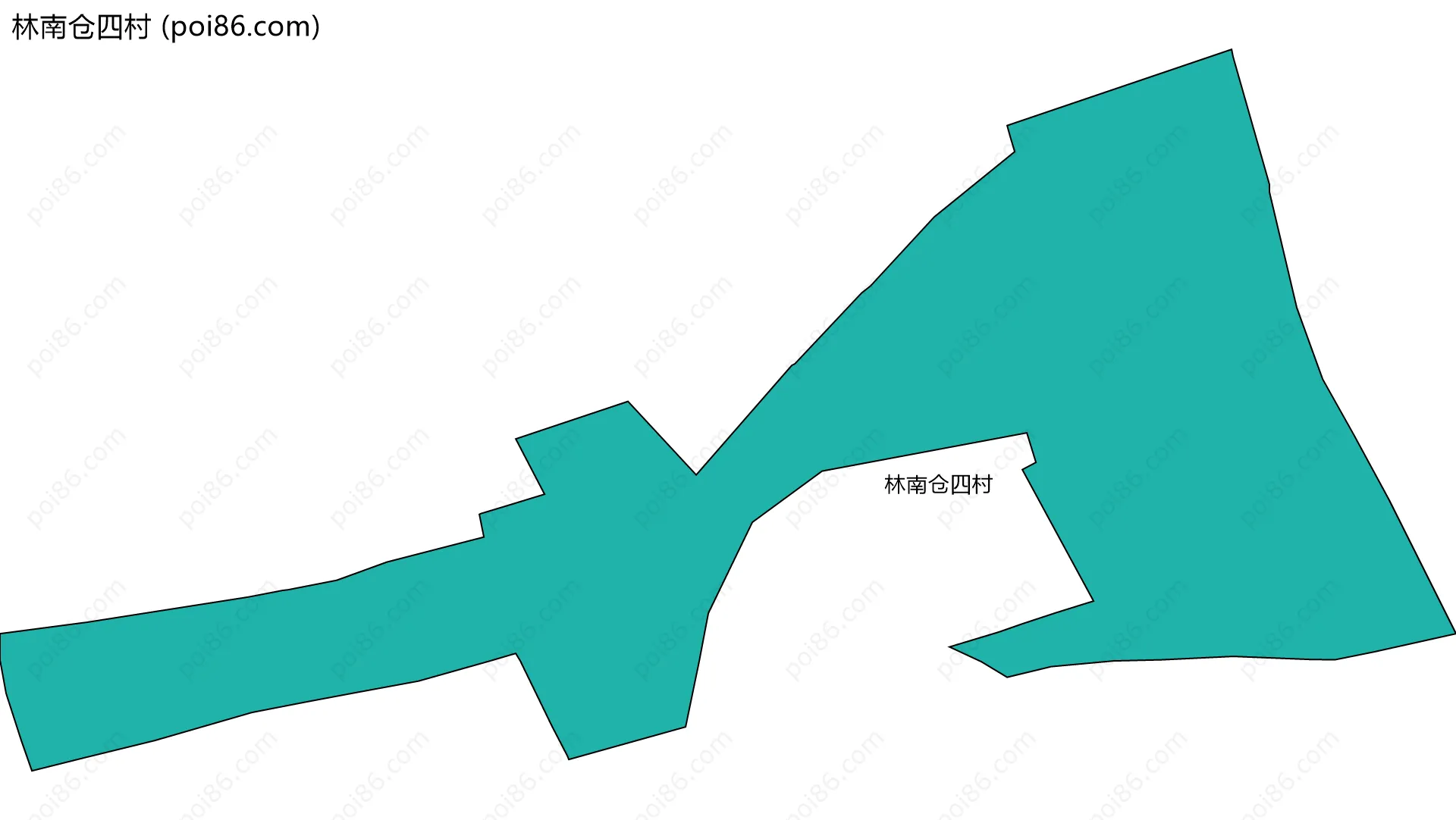 林南仓四村边界地图