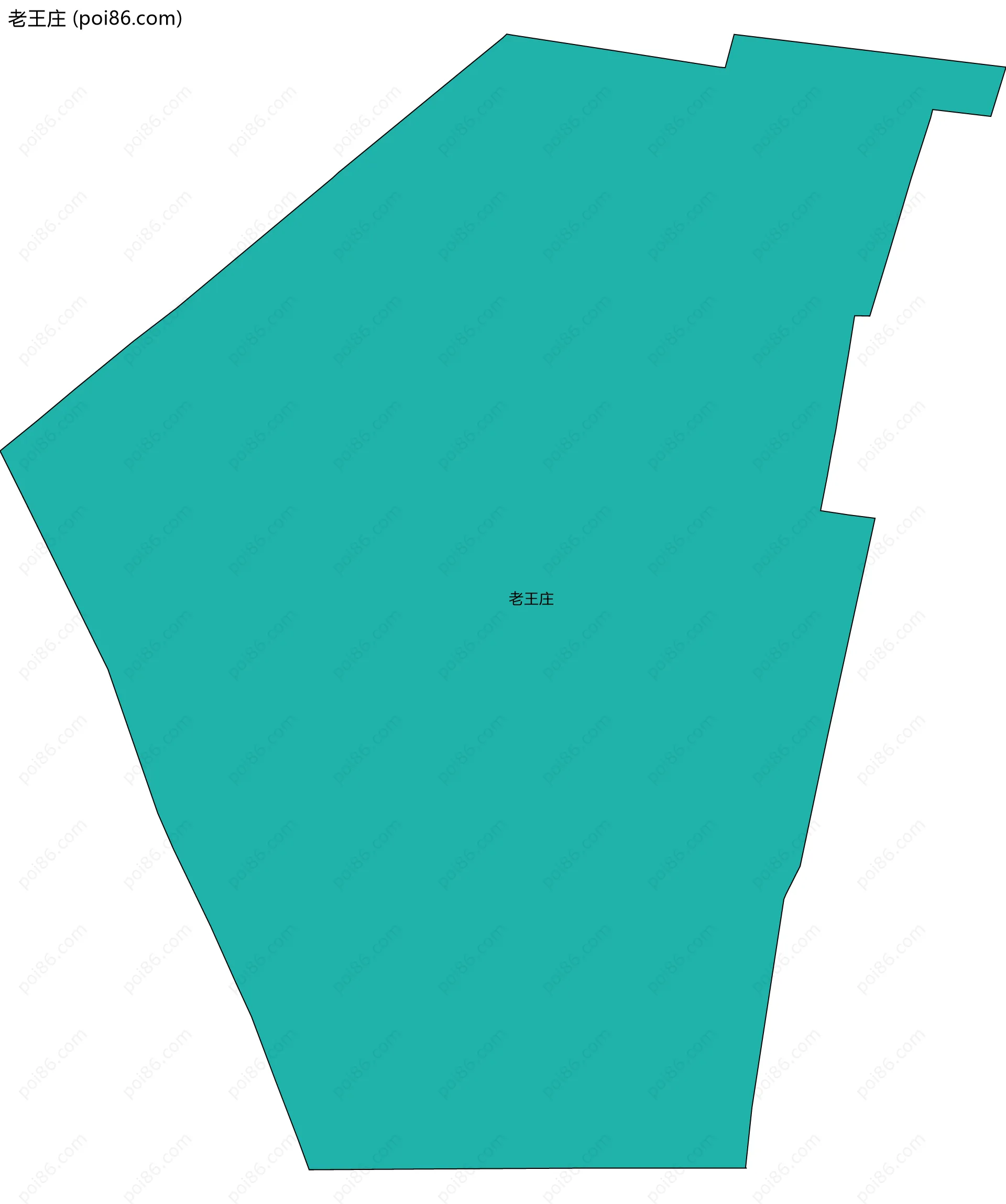 老王庄边界地图