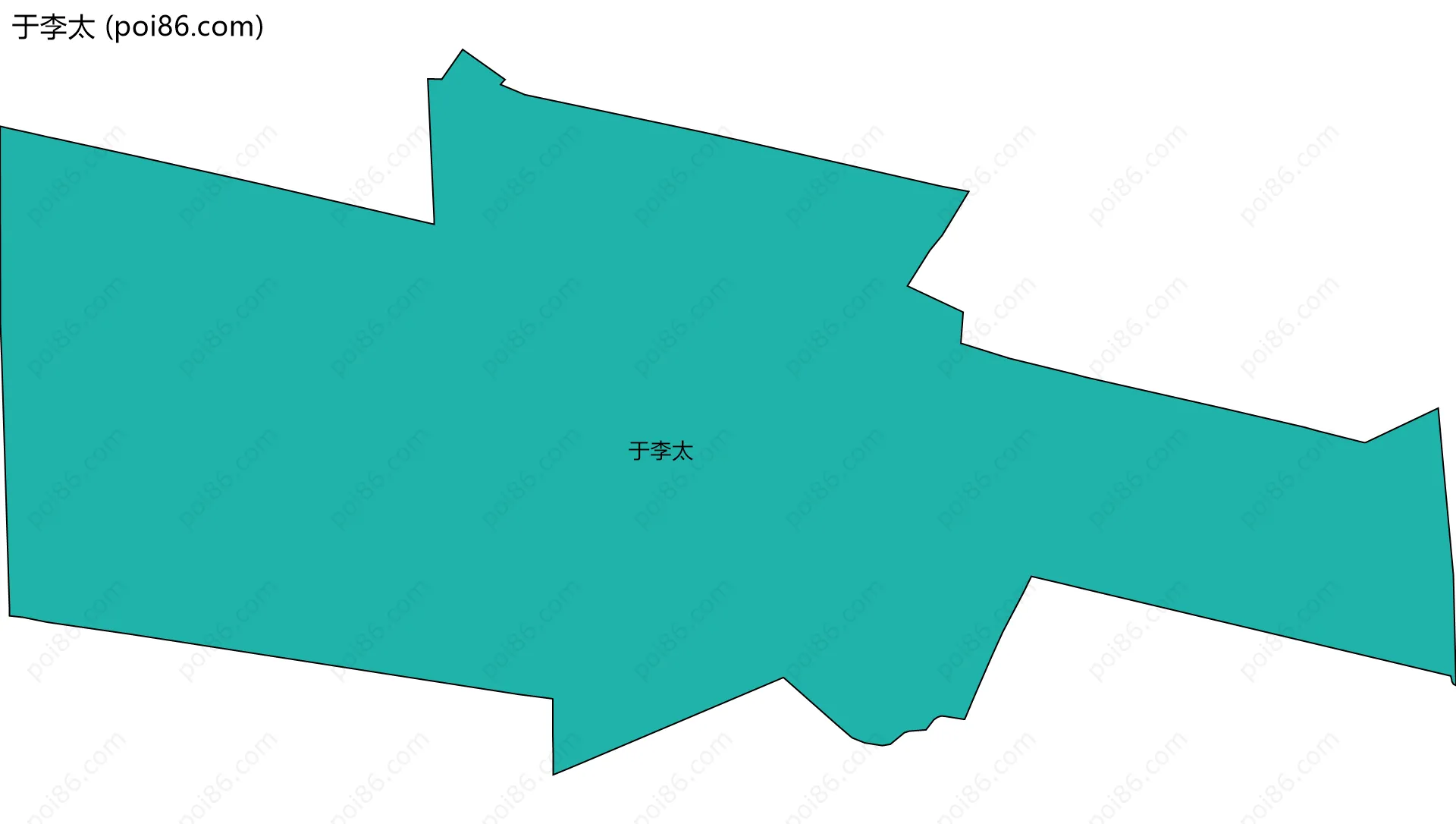 于李太边界地图