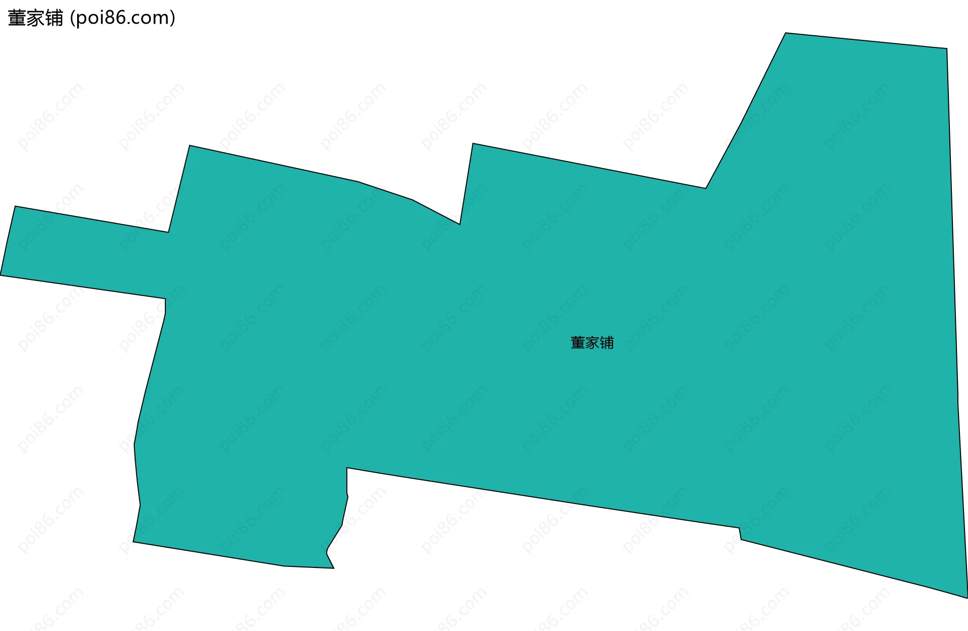 董家铺边界地图