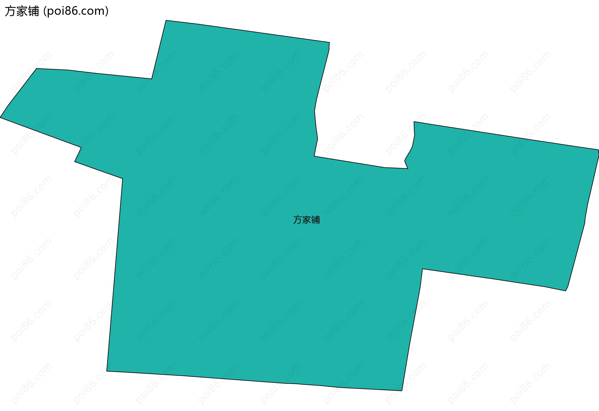 方家铺边界地图
