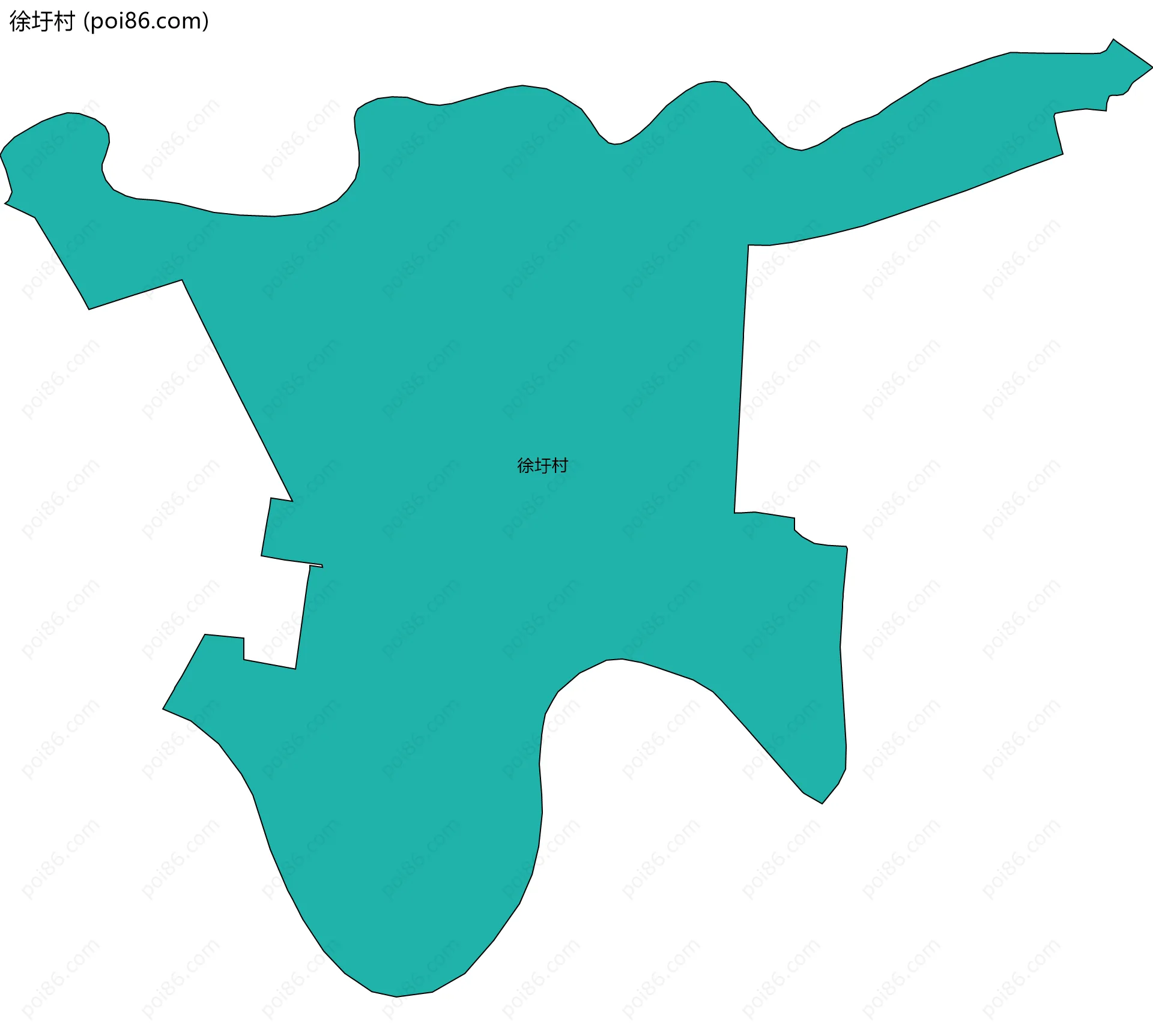 徐圩村边界地图