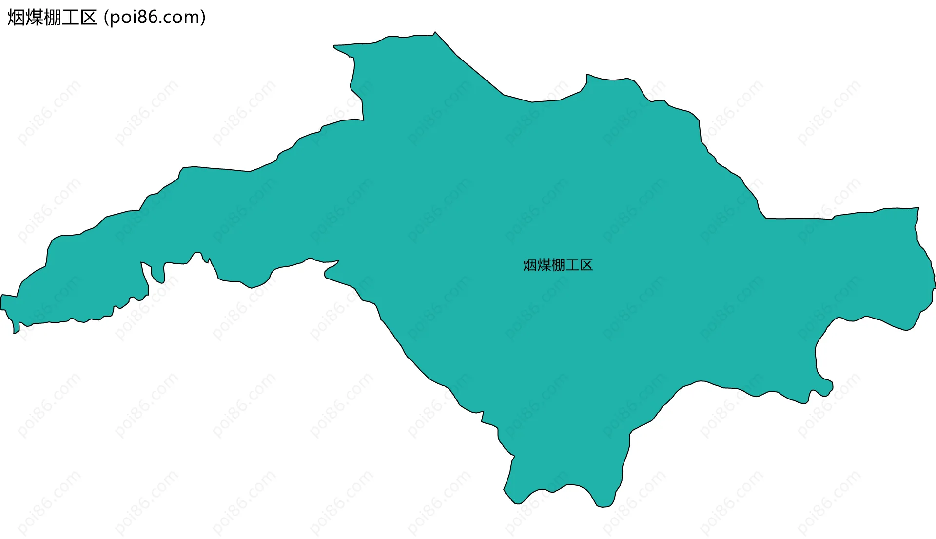 烟煤棚工区边界地图