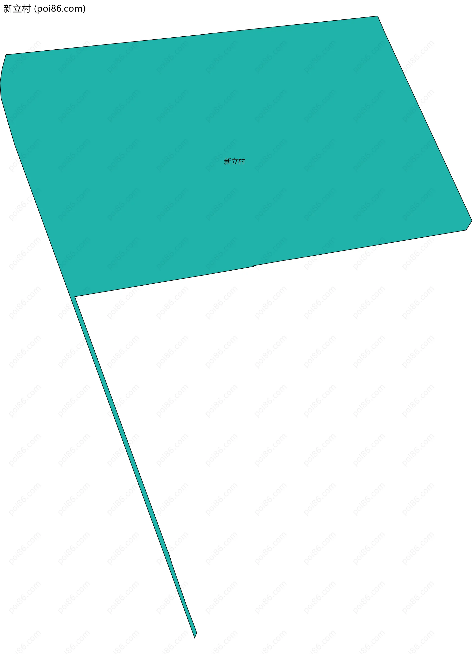 新立村边界地图