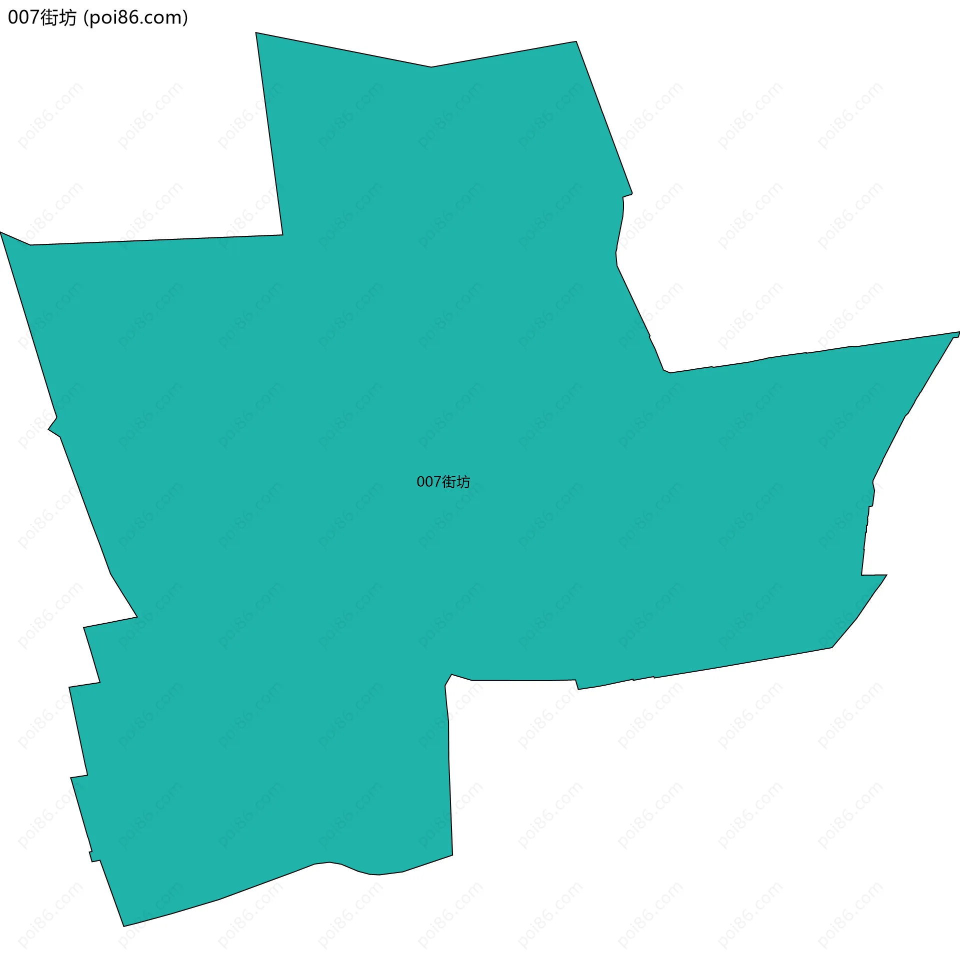 007街坊边界地图